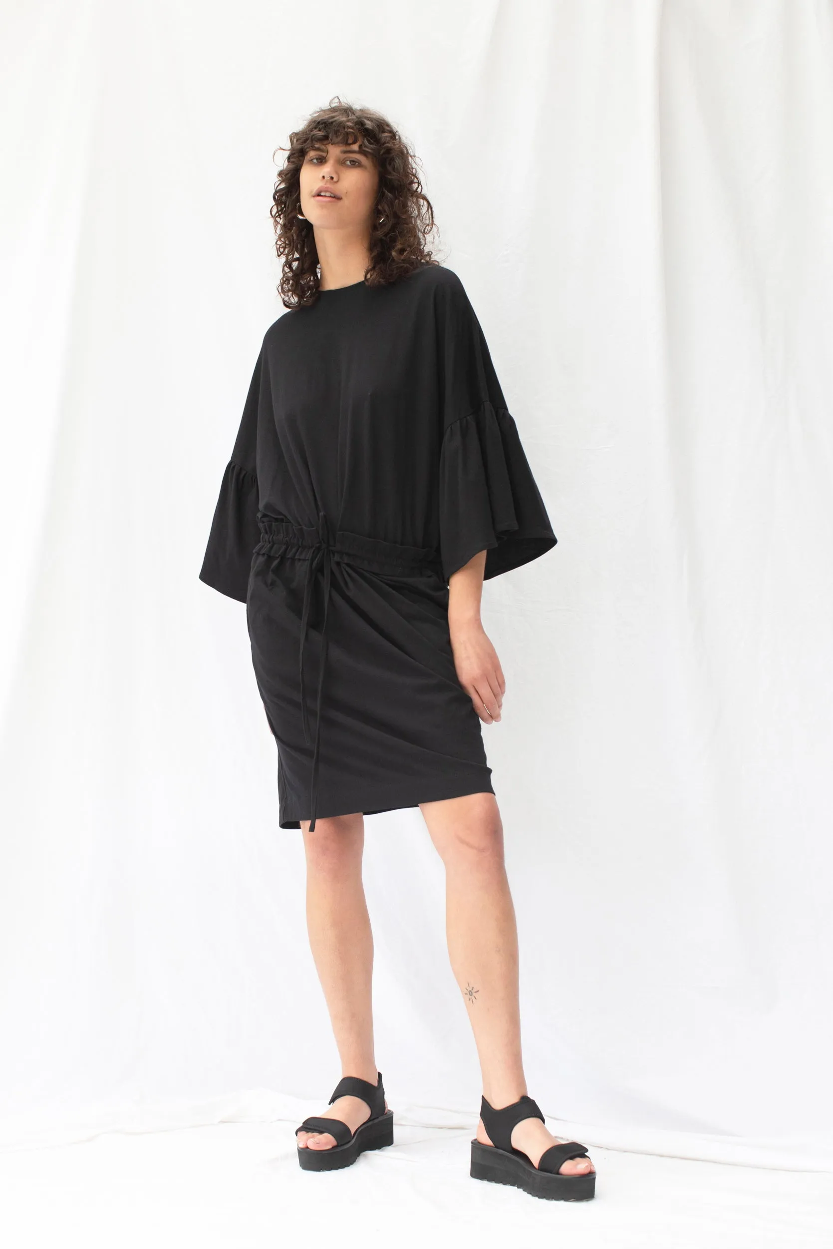 Sun Dress | Black sold by ReCreate