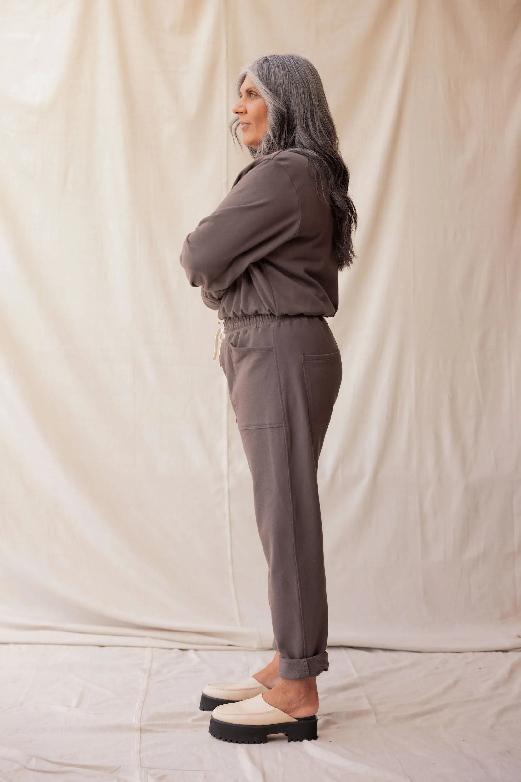 Travel Trackpant | Charcoal sold by ReCreate product image thumbnail 3
