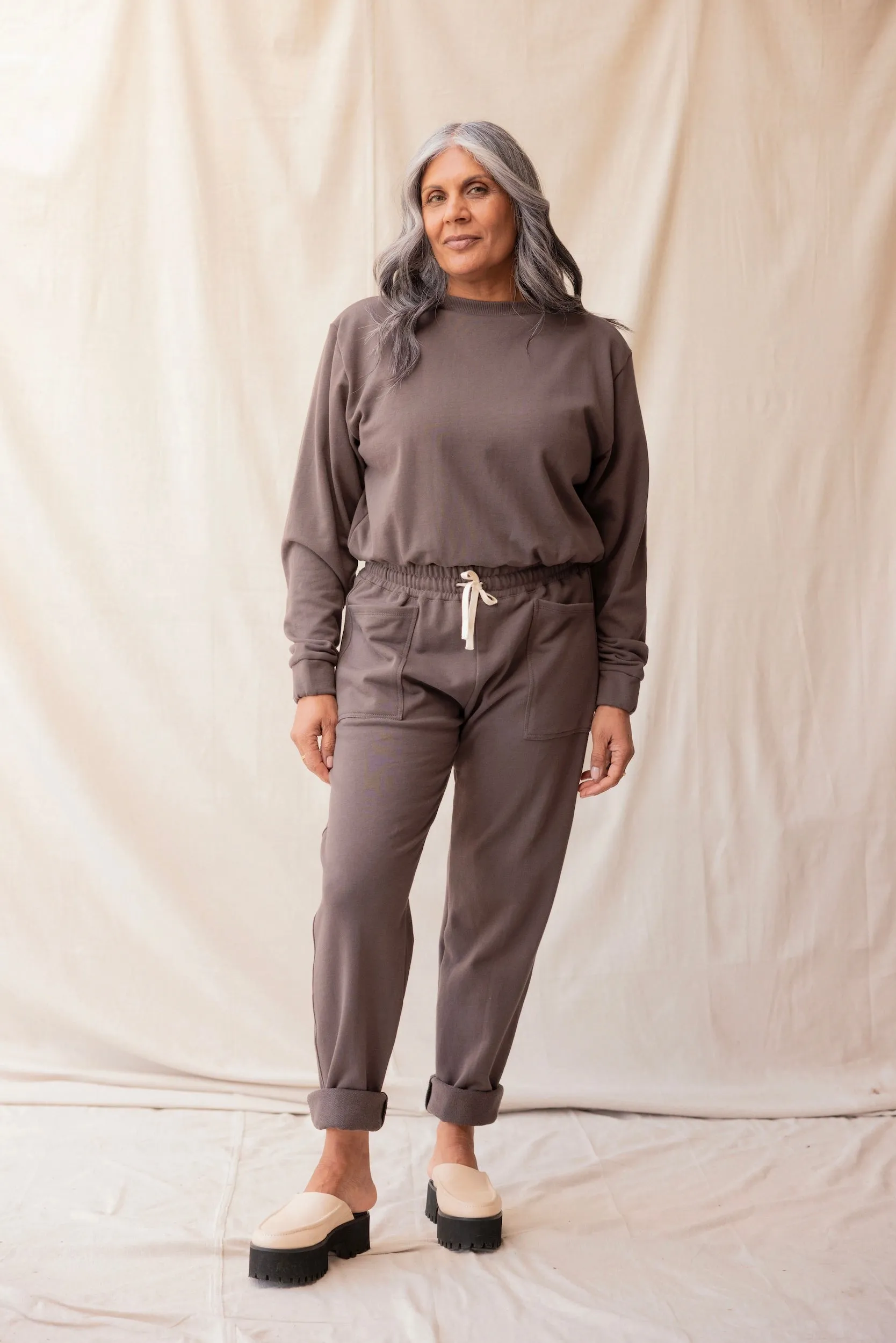 Travel Trackpant | Charcoal sold by ReCreate