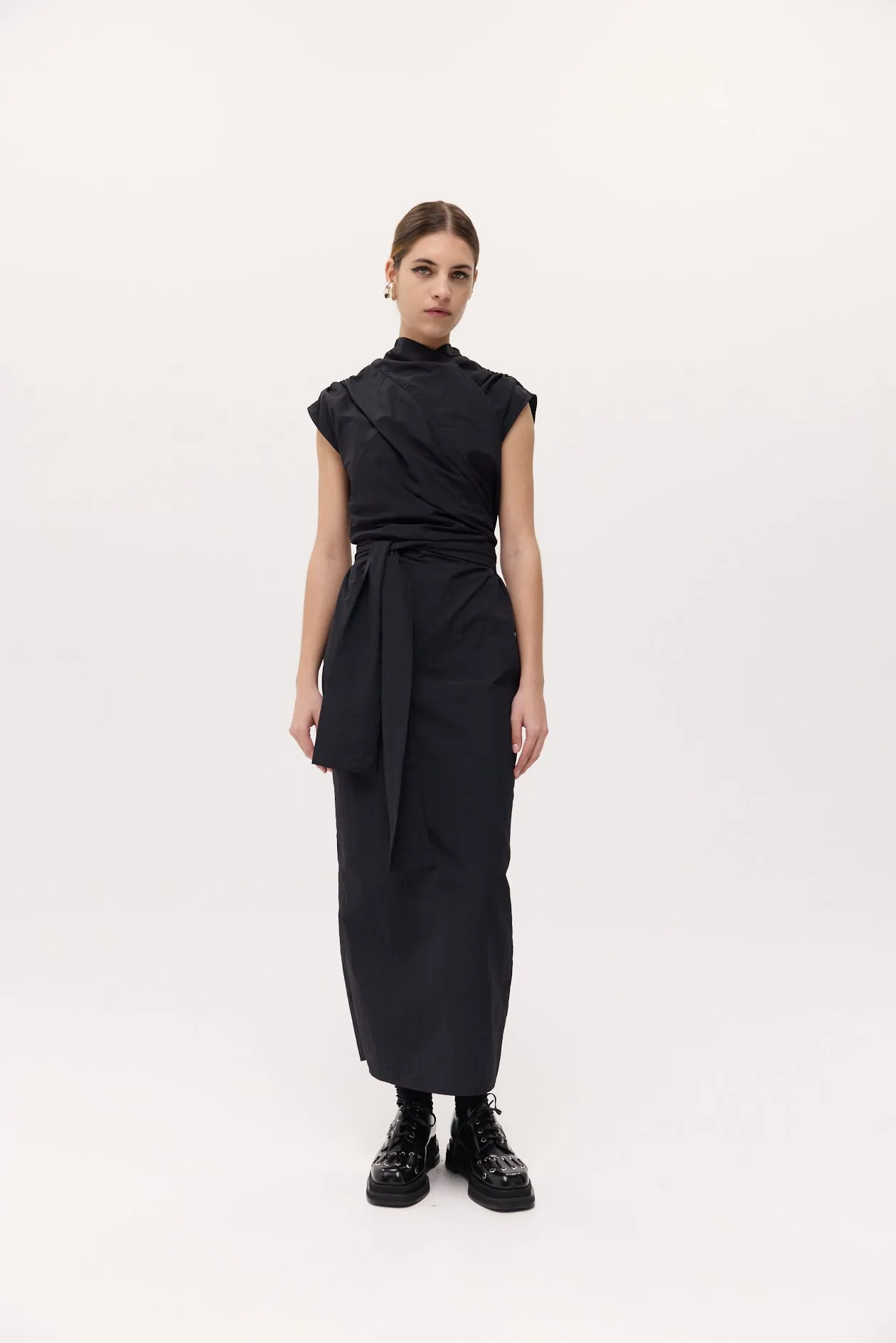 Chaimberlain Dress in Nylon sold by Harris Tapper product image thumbnail 5