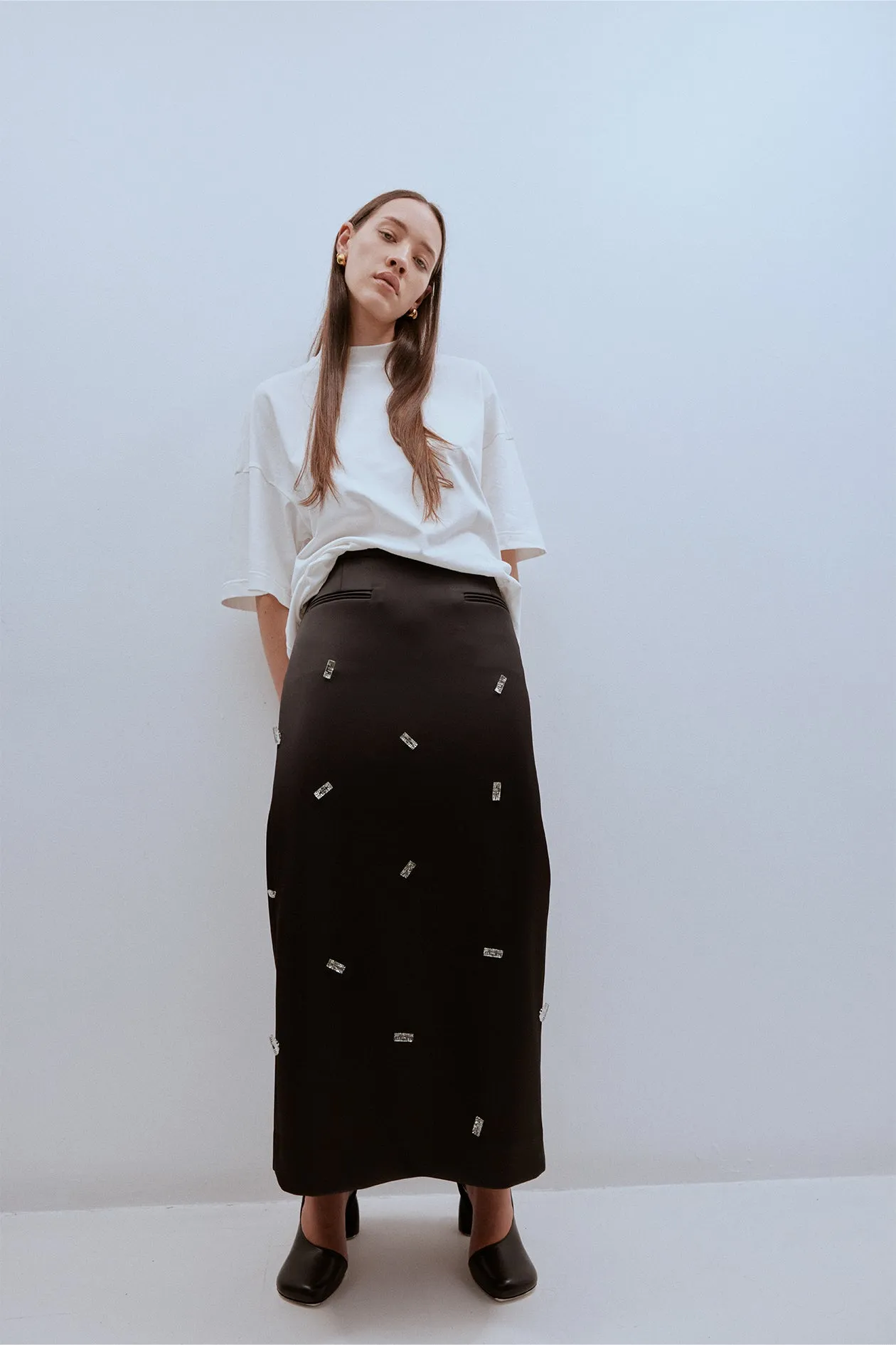 Beaded Holly Skirt sold by Harris Tapper