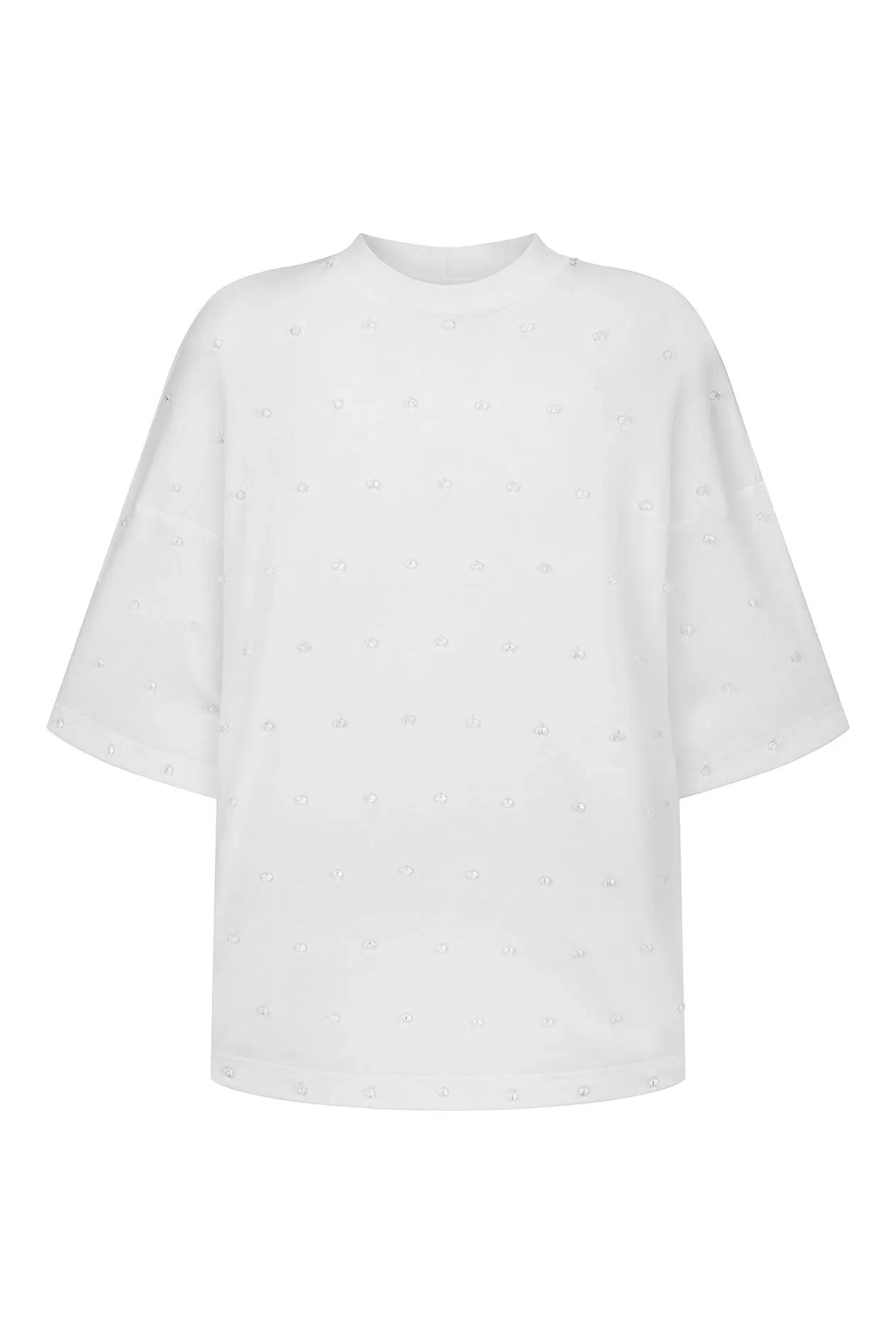 Beaded Gibson T-Shirt White sold by Harris Tapper product image thumbnail 2
