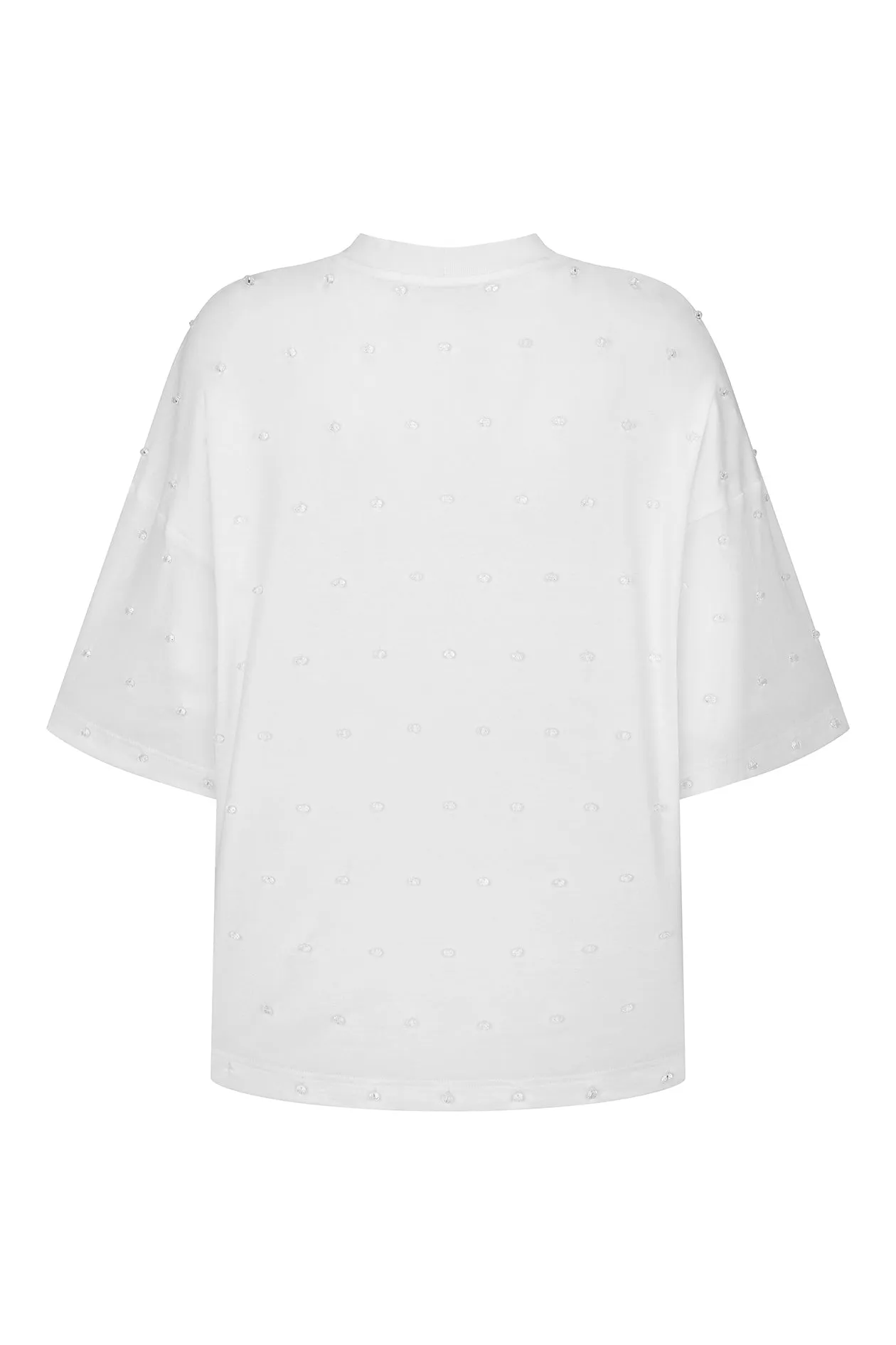 Beaded Gibson T-Shirt White sold by Harris Tapper product image thumbnail 3