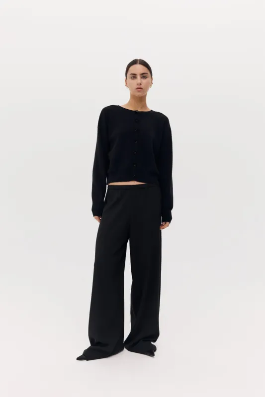 Hoppen Cardigan Black sold by Harris Tapper