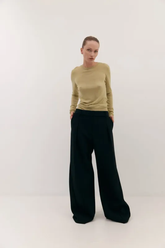 Soho Knit Jumper Pear sold by Harris Tapper