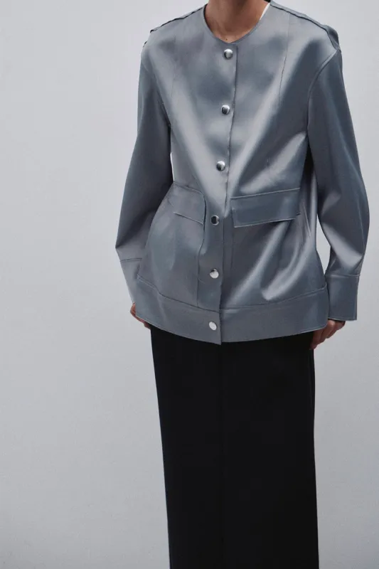 Agatha Bomber Solder sold by Harris Tapper