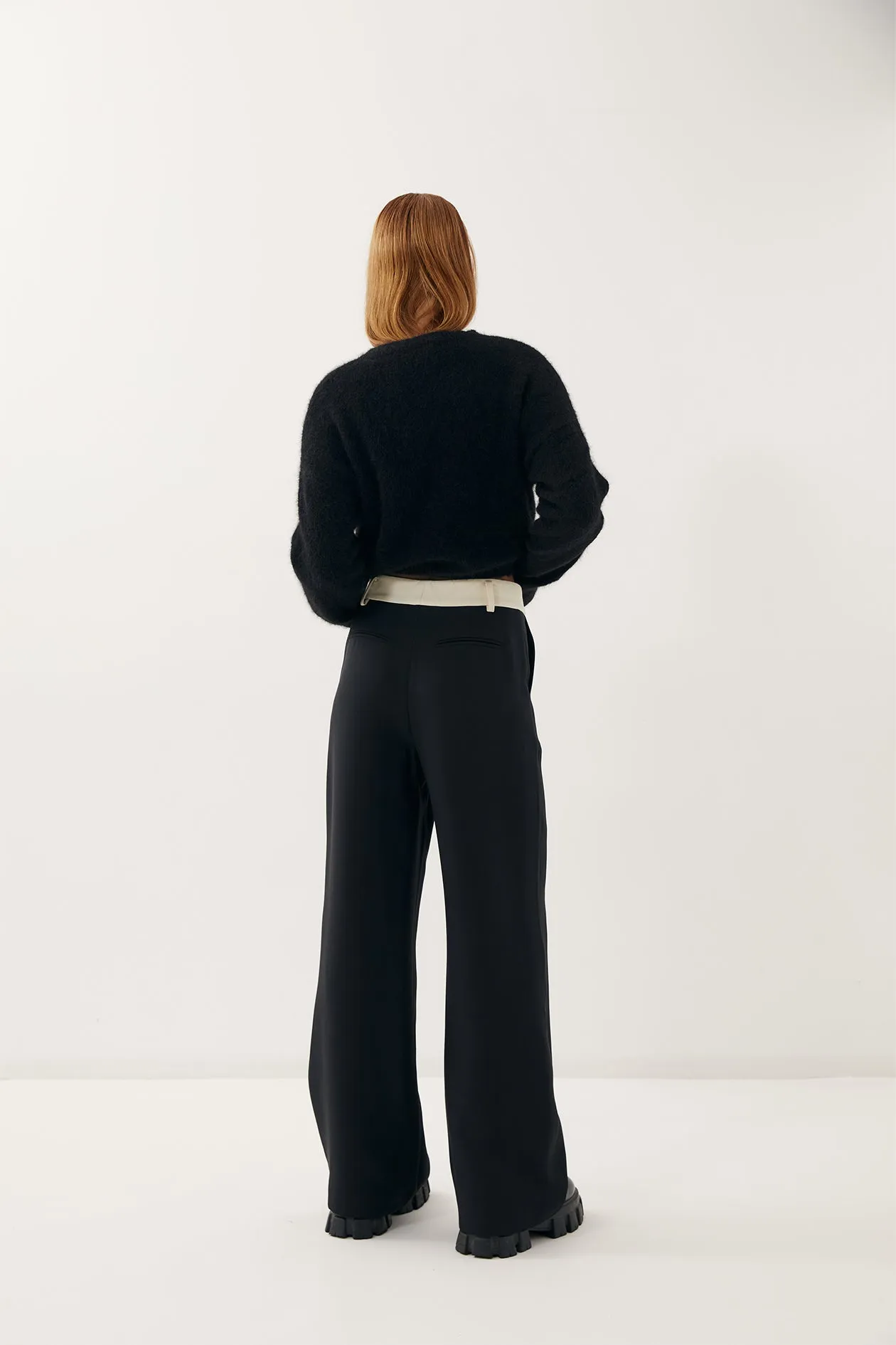 Tuxedo Trouser Black and Ivory sold by Harris Tapper product image thumbnail 4