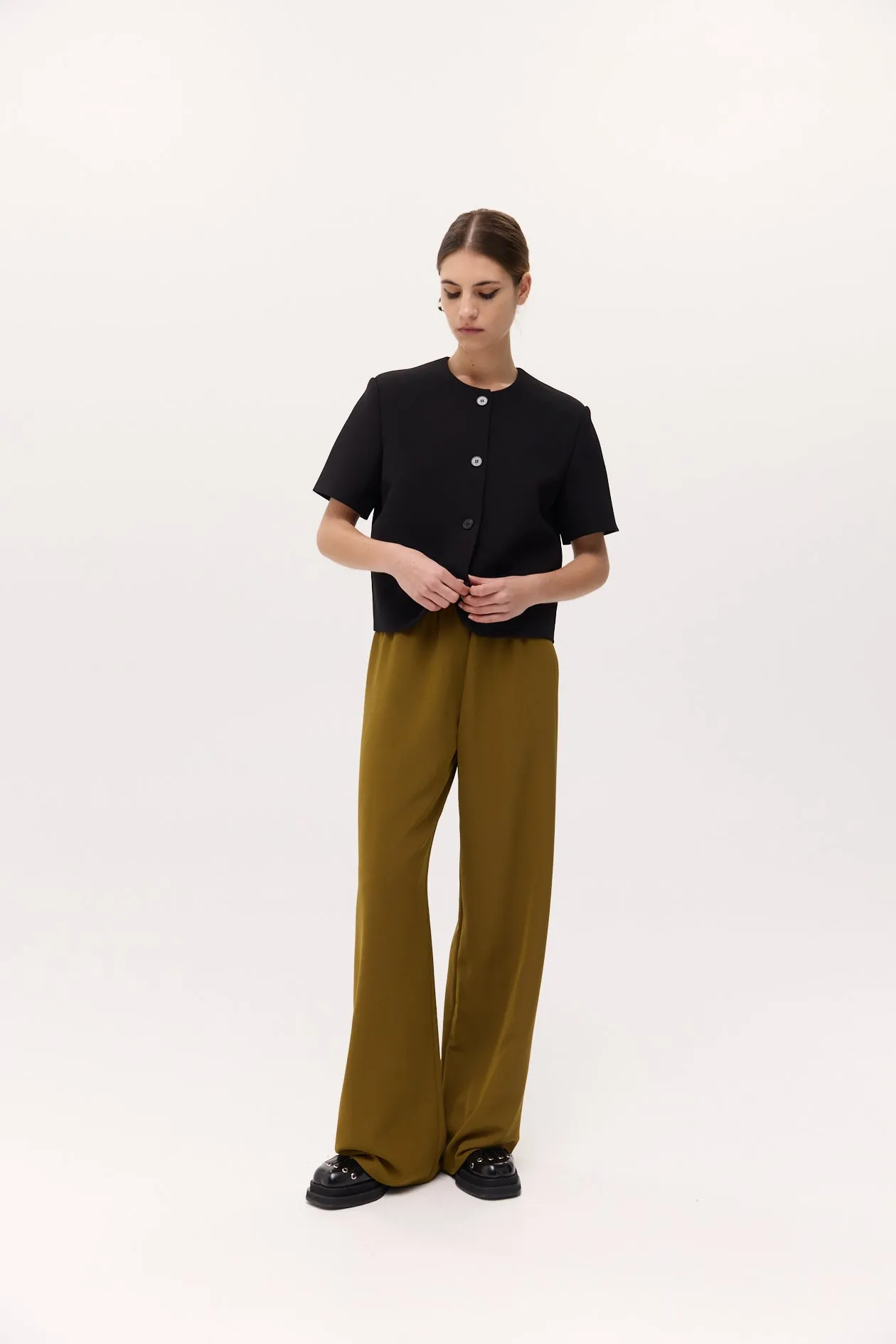 Short Sleeve Tilmens Jacket in Bonded Suiting sold by Harris Tapper product image thumbnail 3