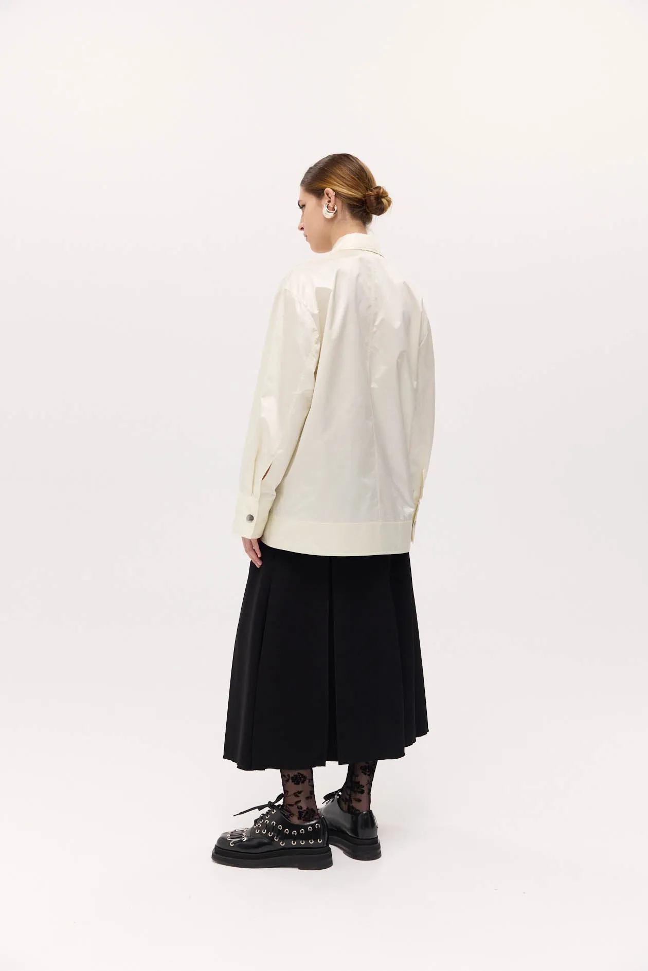 Remus Bomber in Pearlescent Taffeta sold by Harris Tapper product image thumbnail 4