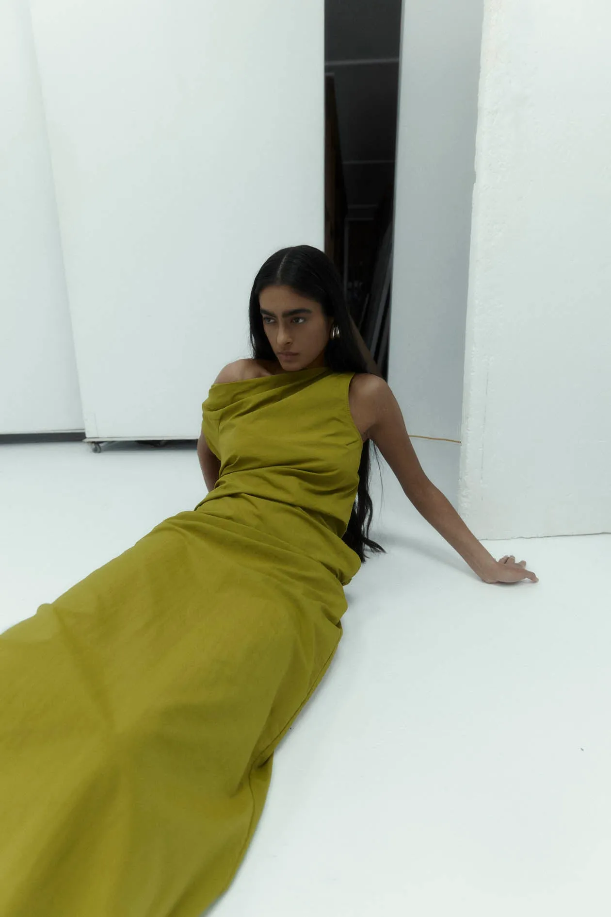 Amory Dress in Recycled Nylon sold by Harris Tapper product image thumbnail 5