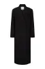 Long Egon Coat Black sold by Harris Tapper