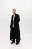 Long Egon Coat Black sold by Harris Tapper