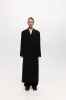 Long Egon Coat Black sold by Harris Tapper