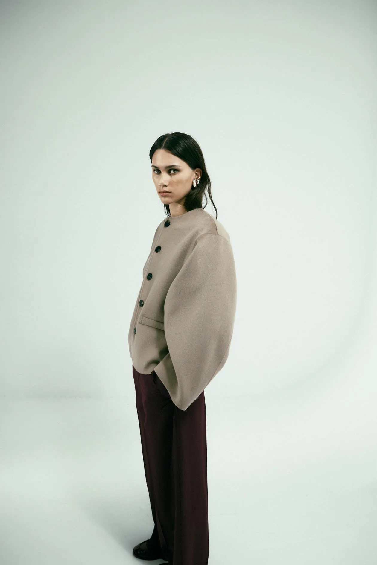 Angelo Jacket in Lambs Wool sold by Harris Tapper product image thumbnail 4