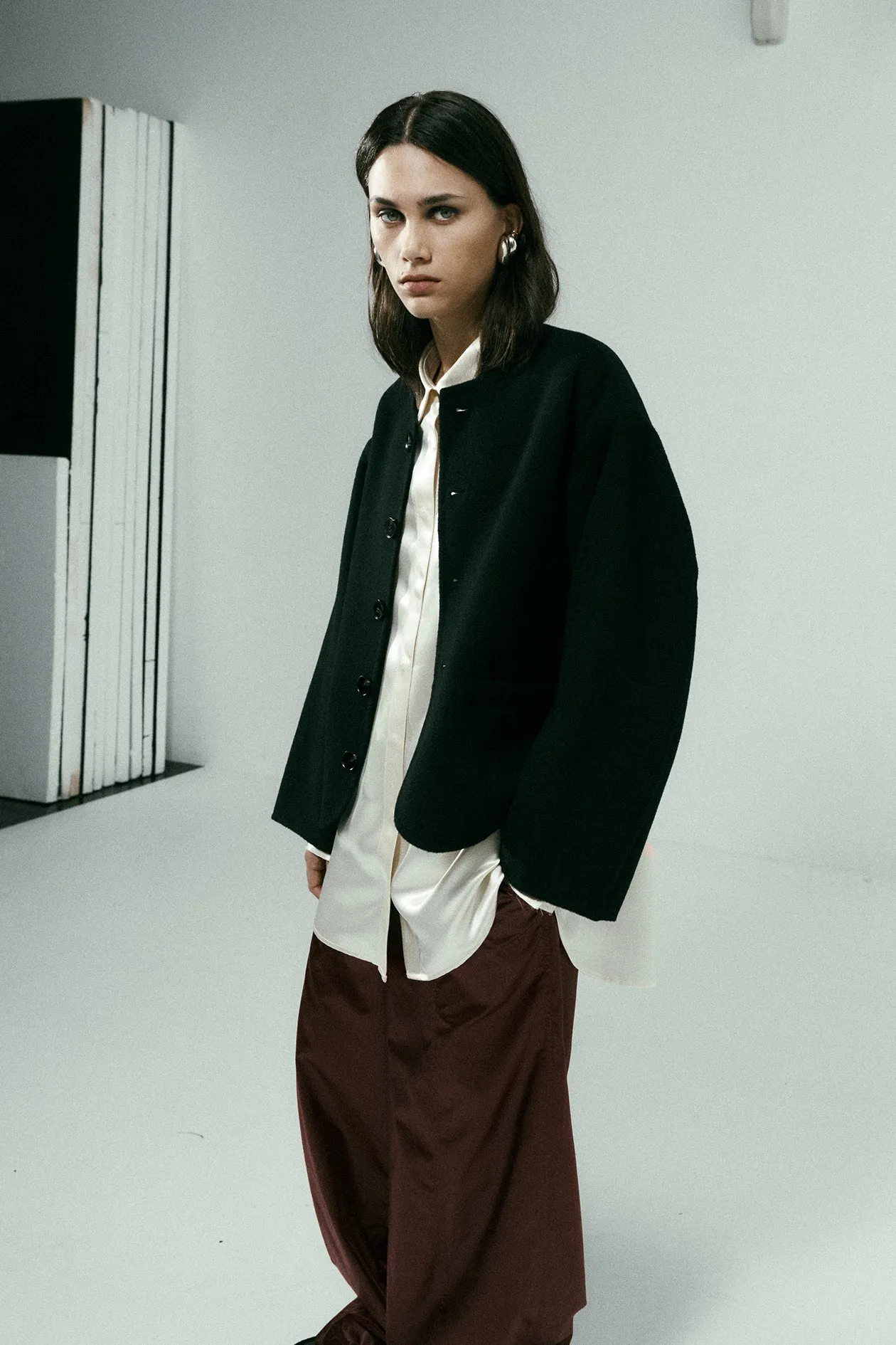 Angelo Jacket in Lambs Wool sold by Harris Tapper