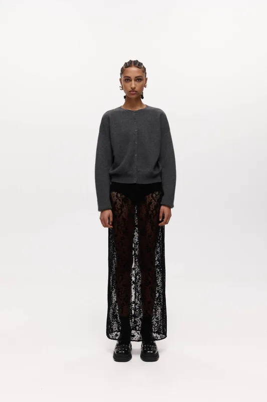Tilda Skirt Black Lace sold by Harris Tapper