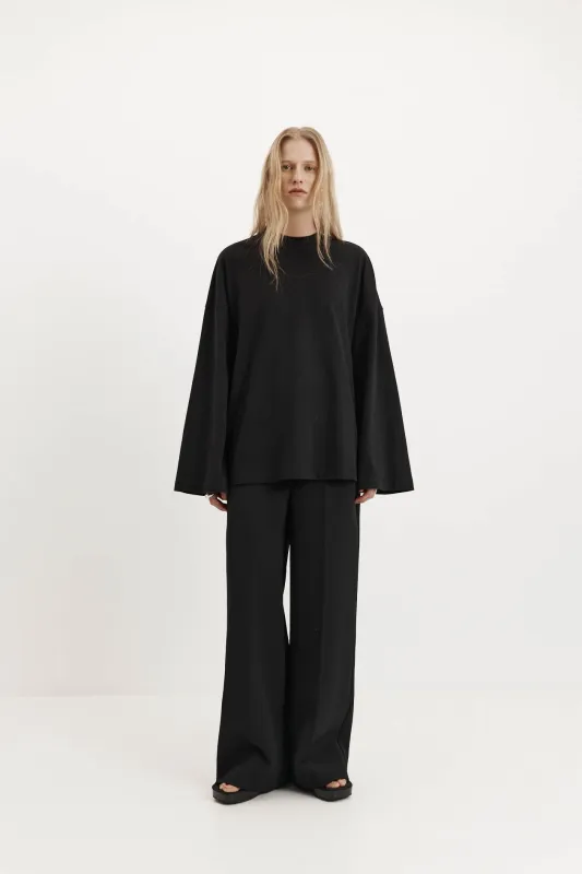 Gibson Long Sleeve T-Shirt in Cotton sold by Harris Tapper