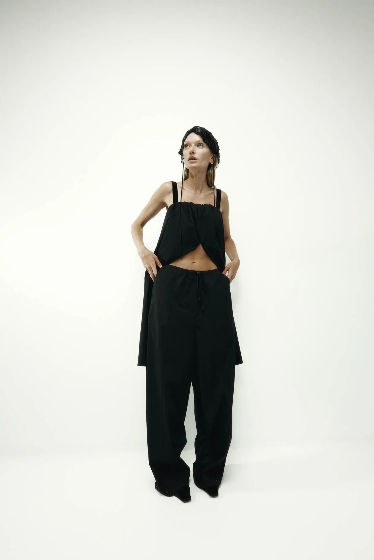 Tanaka Trouser in Tech Taffeta sold by Harris Tapper product image thumbnail 3