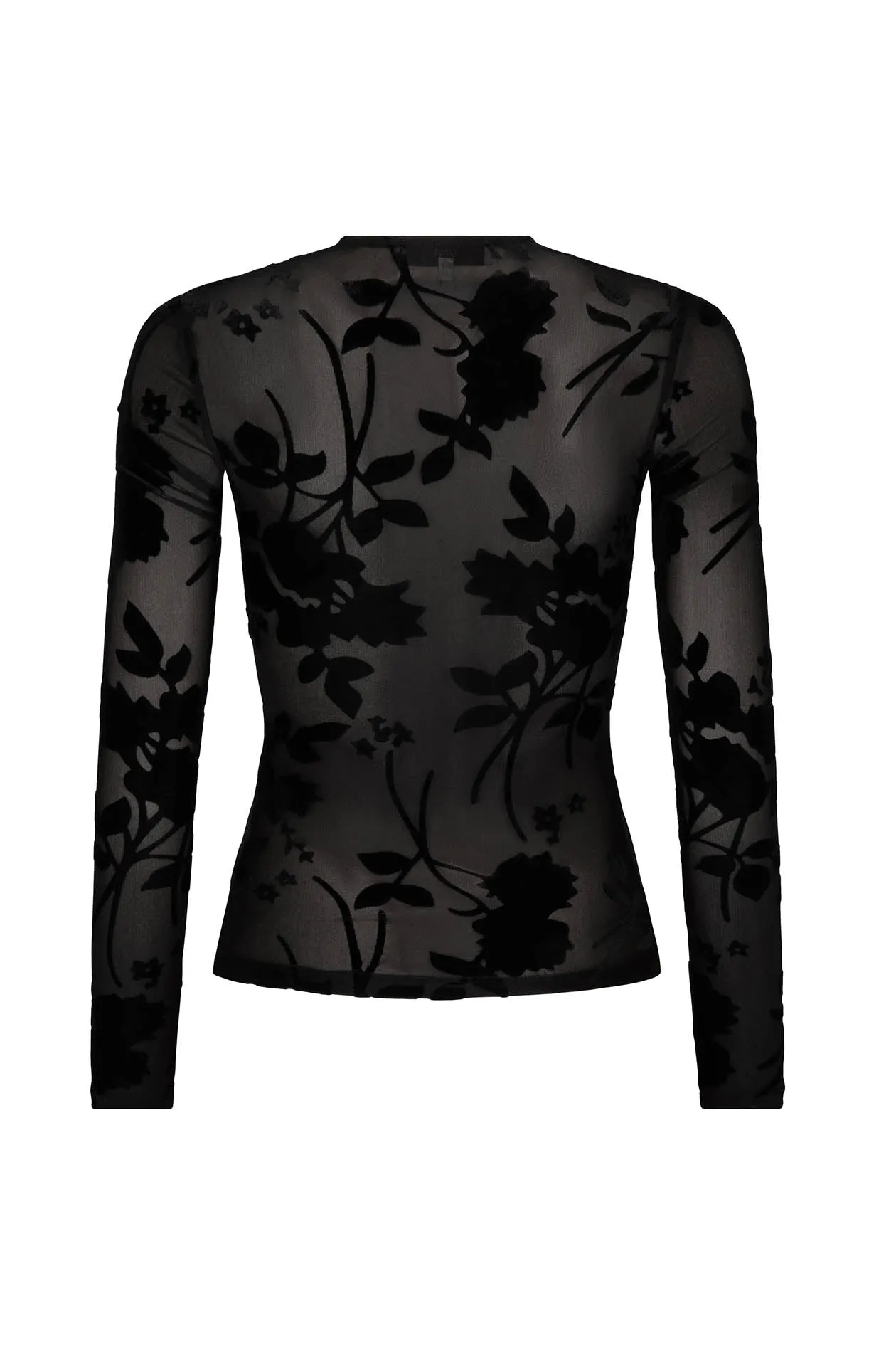 Darvos Top in Mesh Velvet sold by Harris Tapper product image thumbnail 4