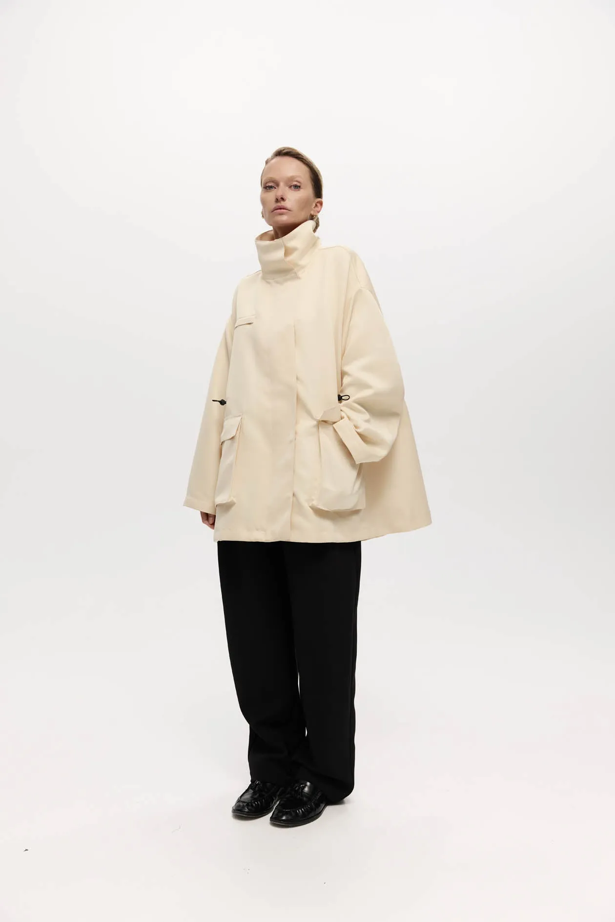 Balmoral Parka in Satin sold by Harris Tapper product image thumbnail 3