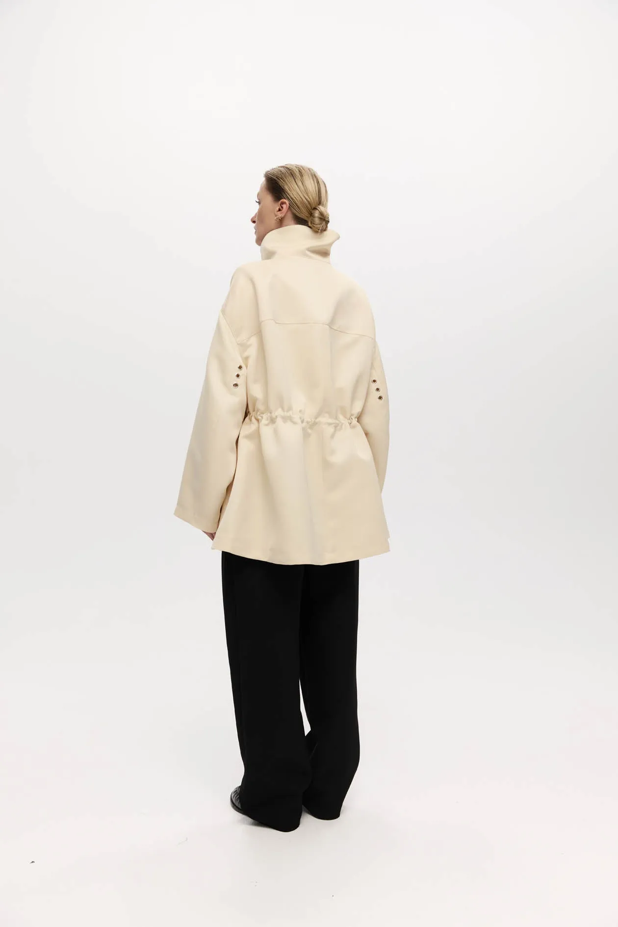 Balmoral Parka in Satin sold by Harris Tapper product image thumbnail 5