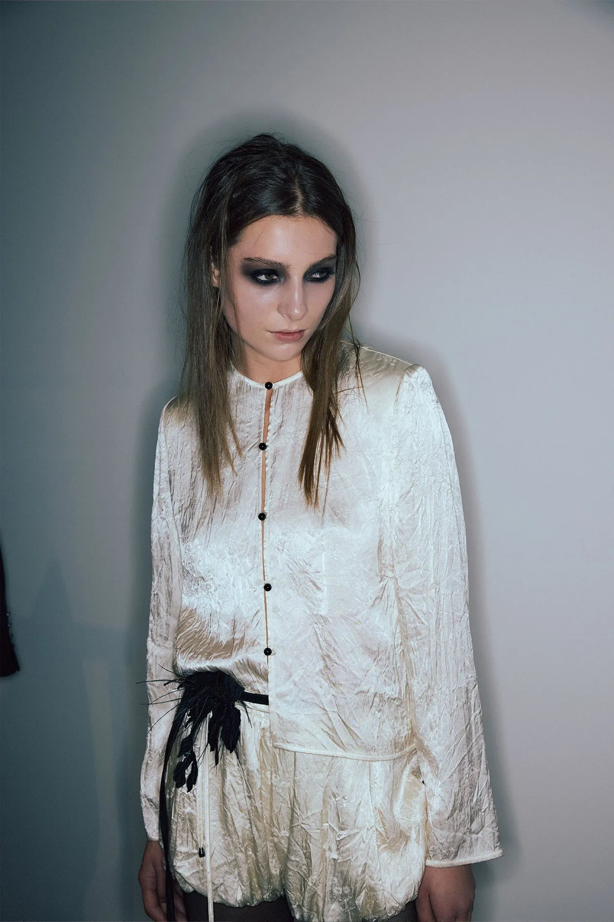 Corsage in Feathered Embroidery sold by Harris Tapper product image thumbnail 2