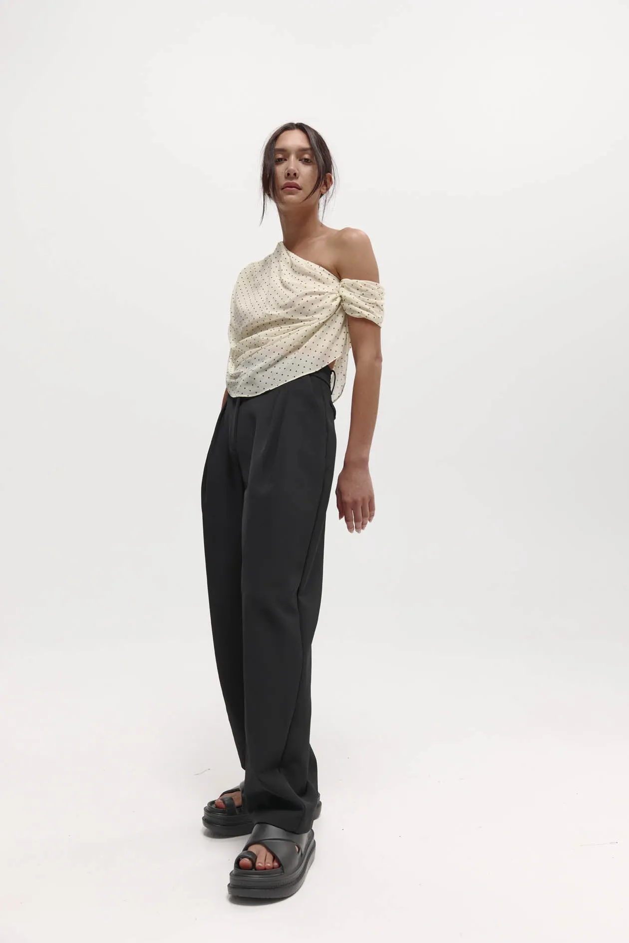 Lucille Top in Silk Georgette sold by Harris Tapper product image thumbnail 4