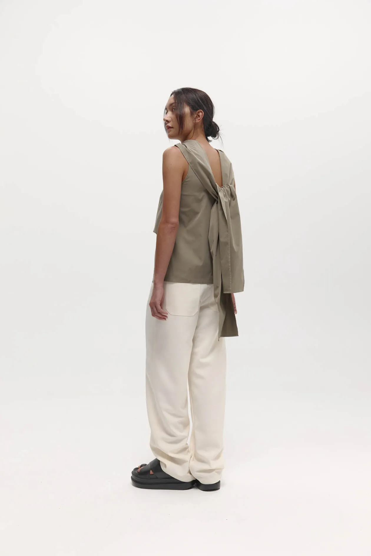 Laro Top in Tech Taffeta sold by Harris Tapper product image thumbnail 5