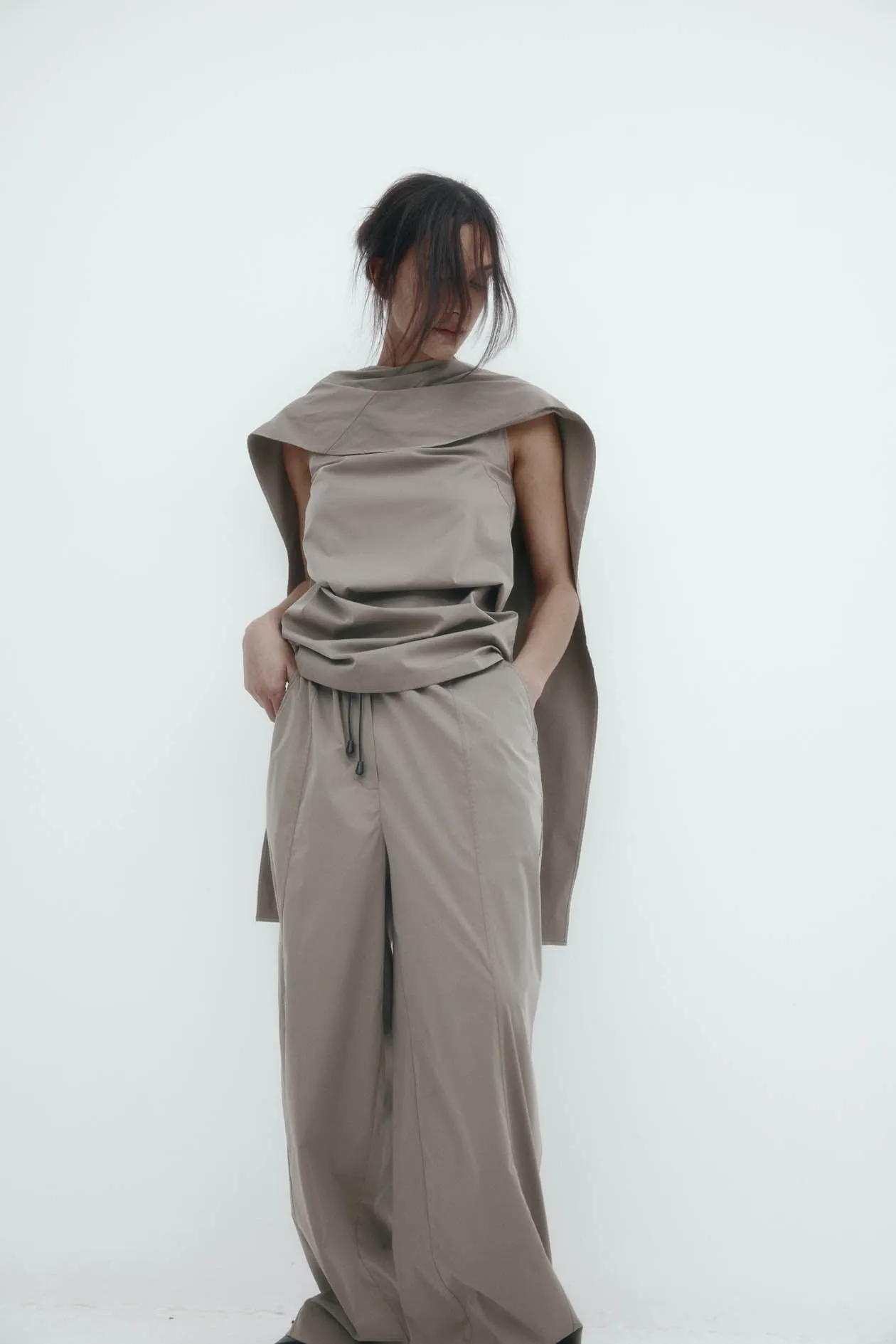 Laro Top in Tech Taffeta sold by Harris Tapper product image thumbnail 2