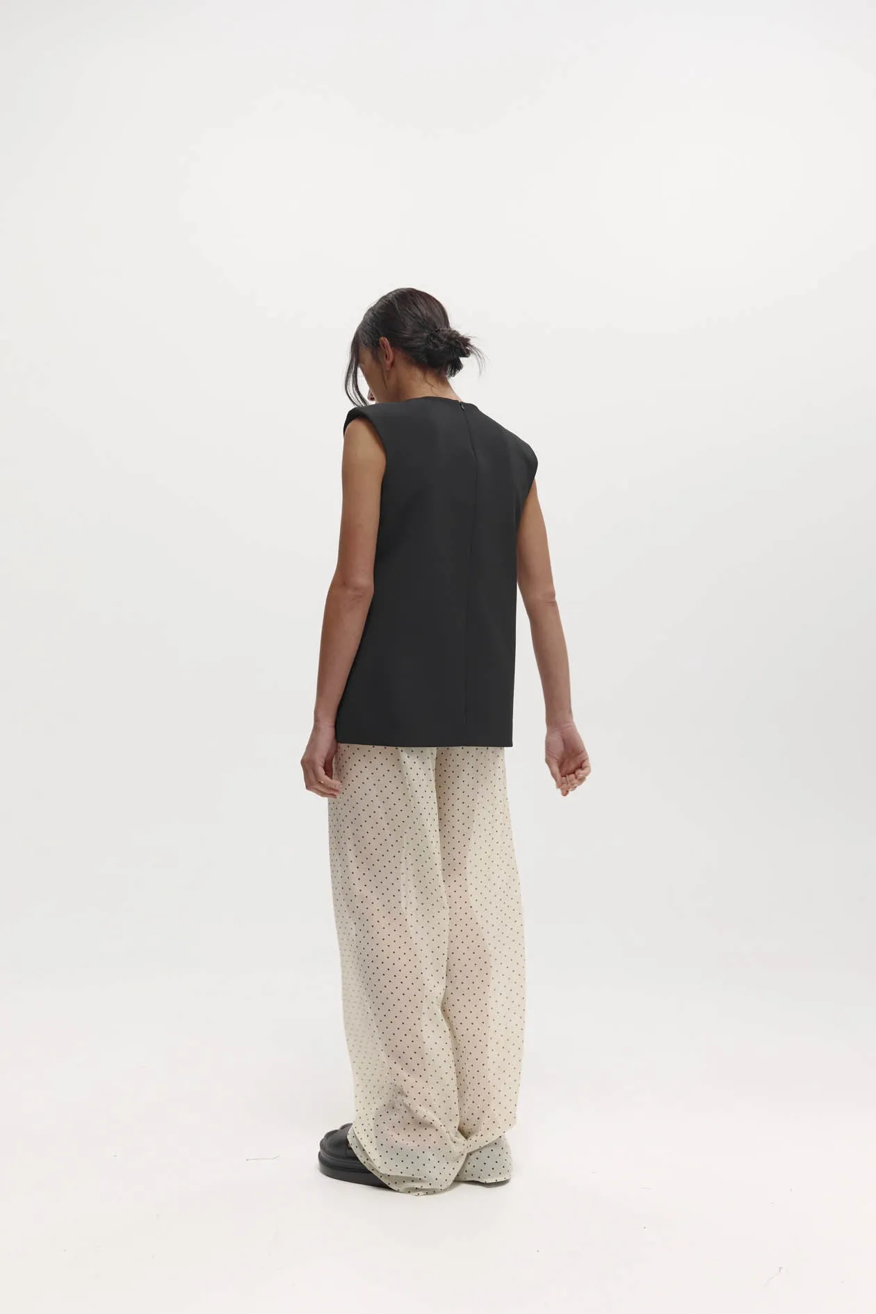 Irving Trouser in Silk Georgette sold by Harris Tapper product image thumbnail 5