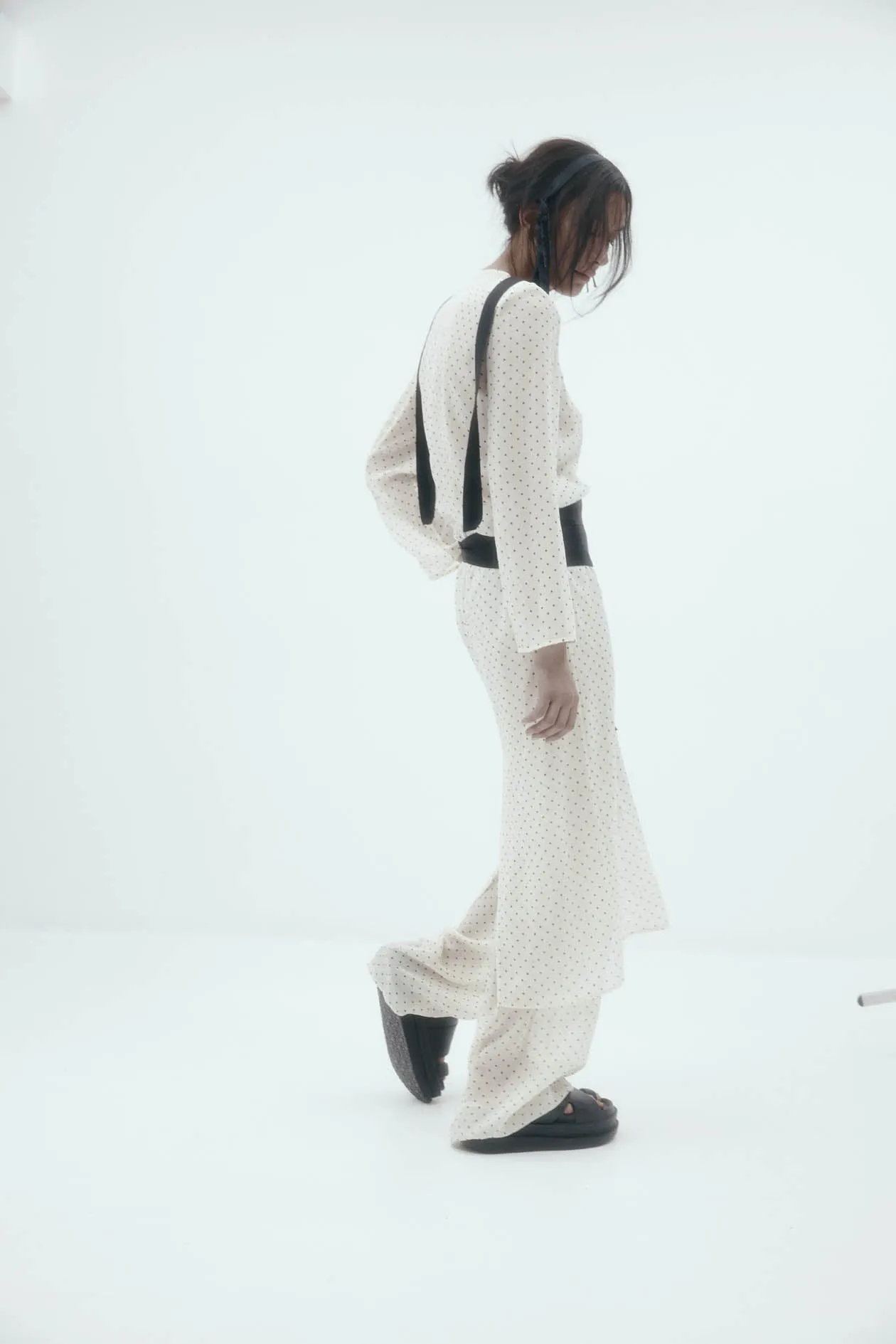 Irving Trouser in Silk Georgette sold by Harris Tapper product image thumbnail 2