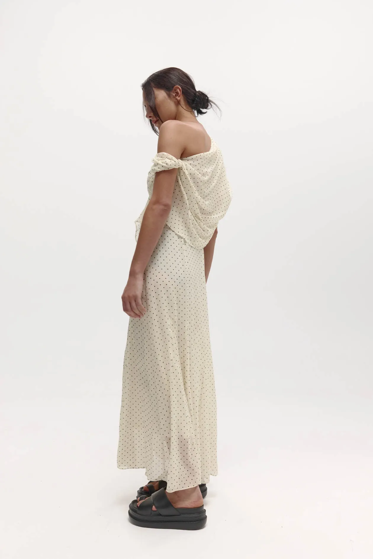 Lucille Dress in Silk Georgette sold by Harris Tapper product image thumbnail 4