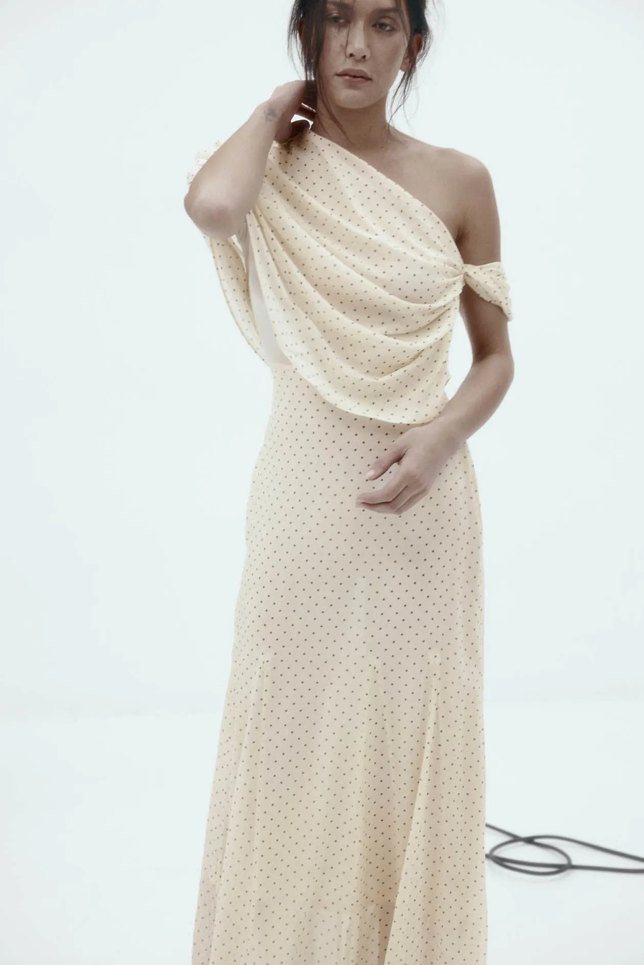Lucille Dress in Silk Georgette sold by Harris Tapper product image thumbnail 2