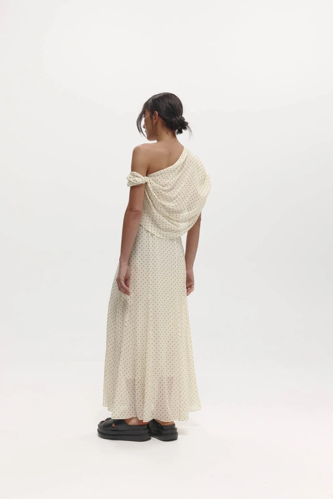 Lucille Dress in Silk Georgette sold by Harris Tapper product image thumbnail 5