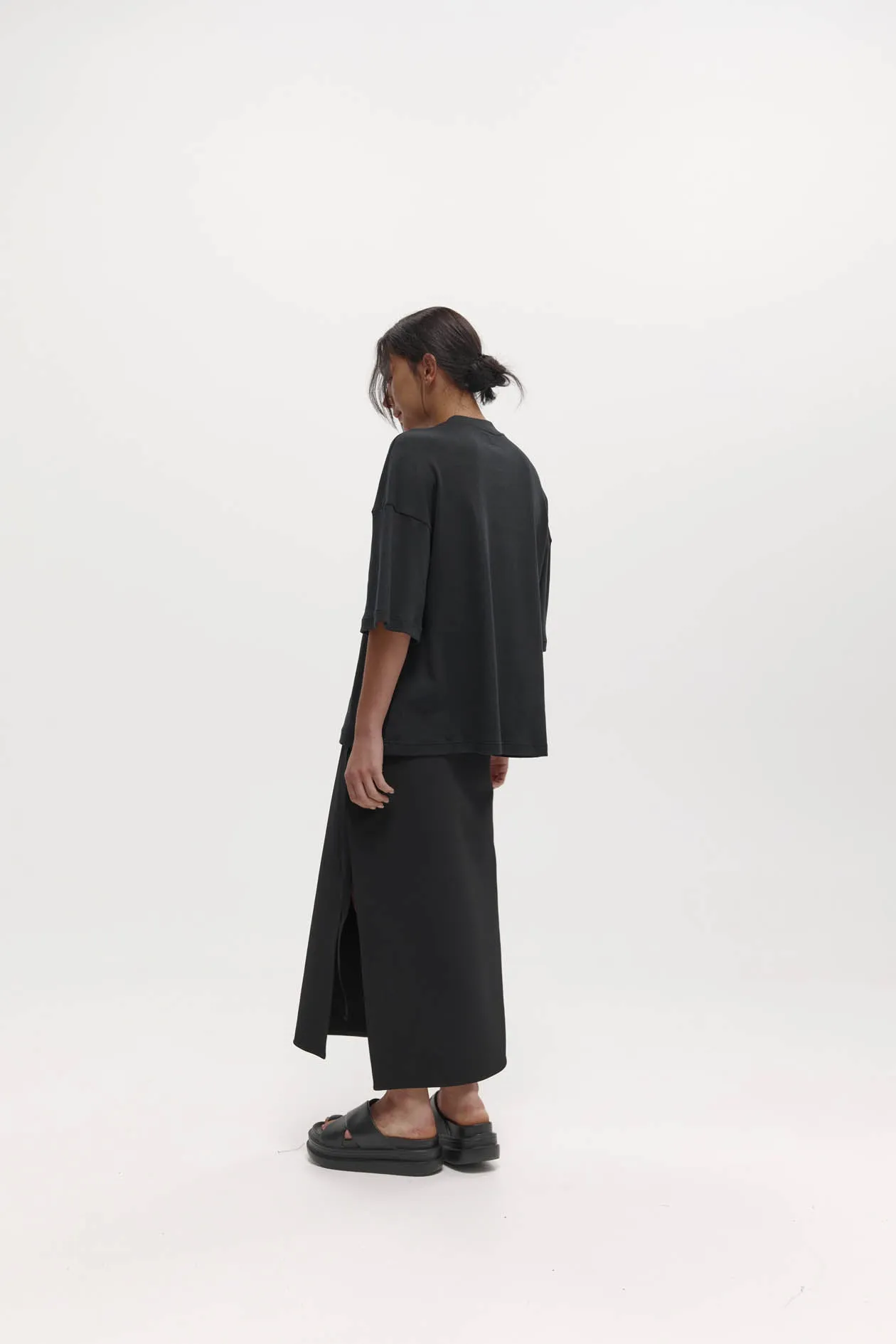 Viktor Skirt in Bonded Suiting sold by Harris Tapper product image thumbnail 4