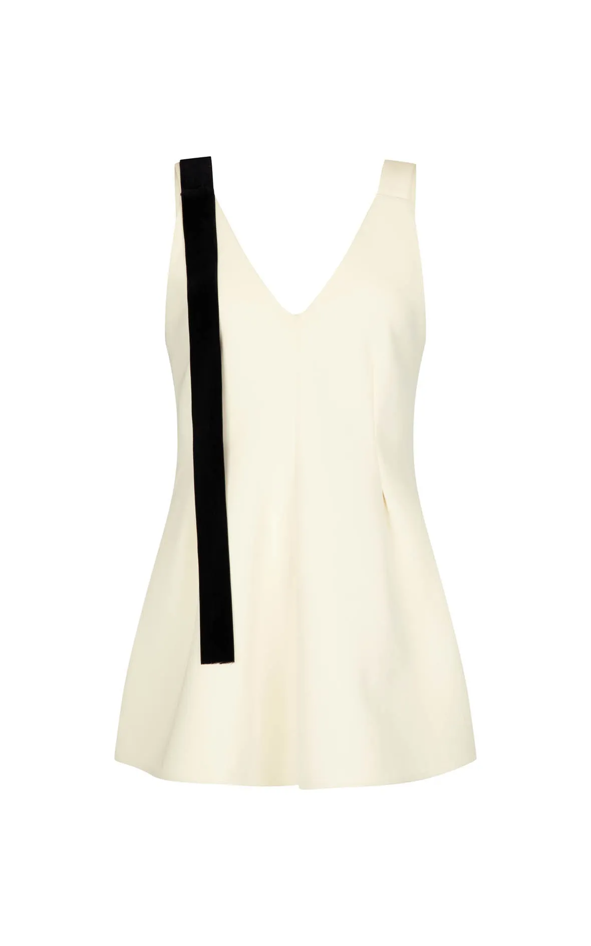 Lucinda Top in Bonded Suiting sold by Harris Tapper
