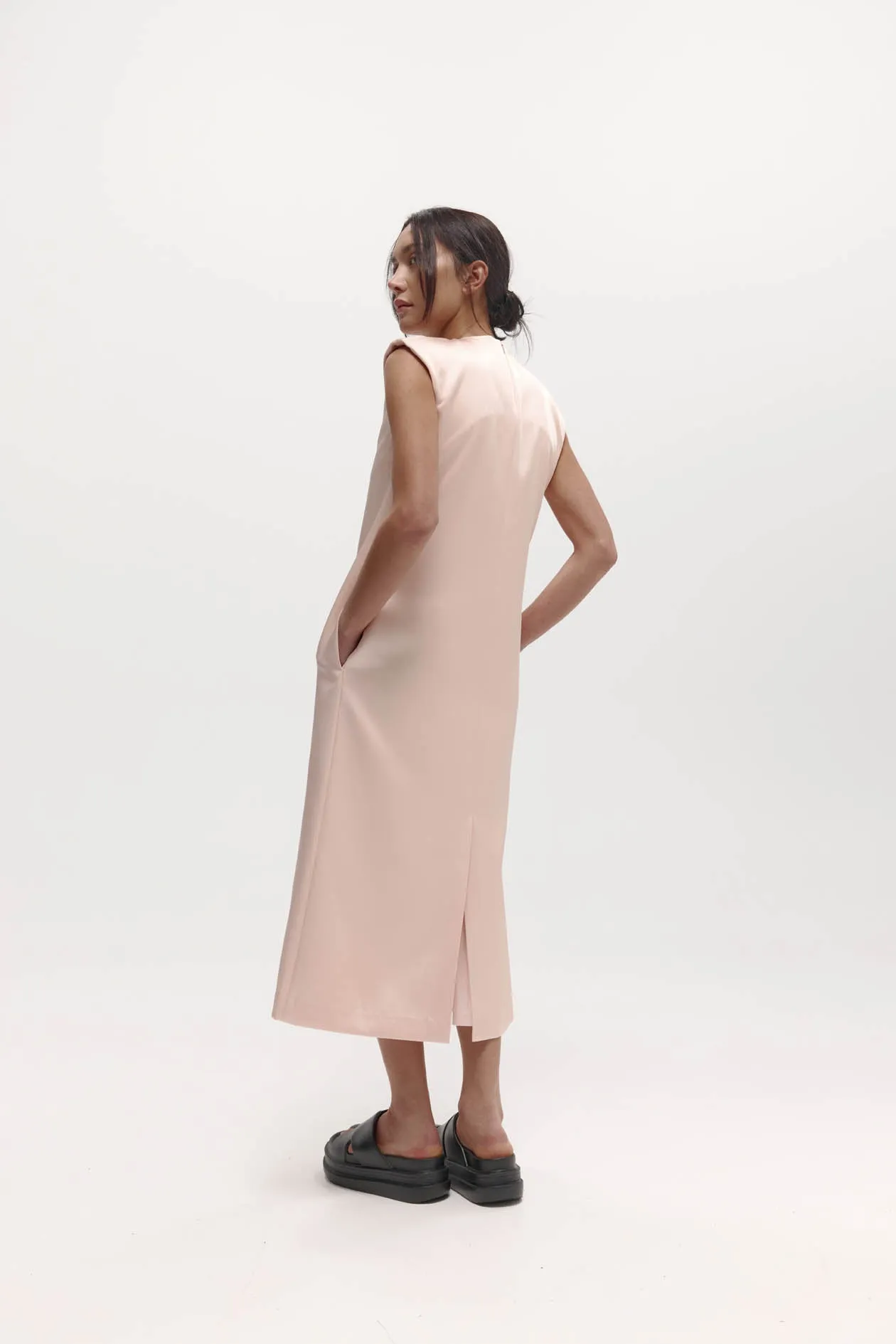 Garbo Dress in Satin sold by Harris Tapper product image thumbnail 5