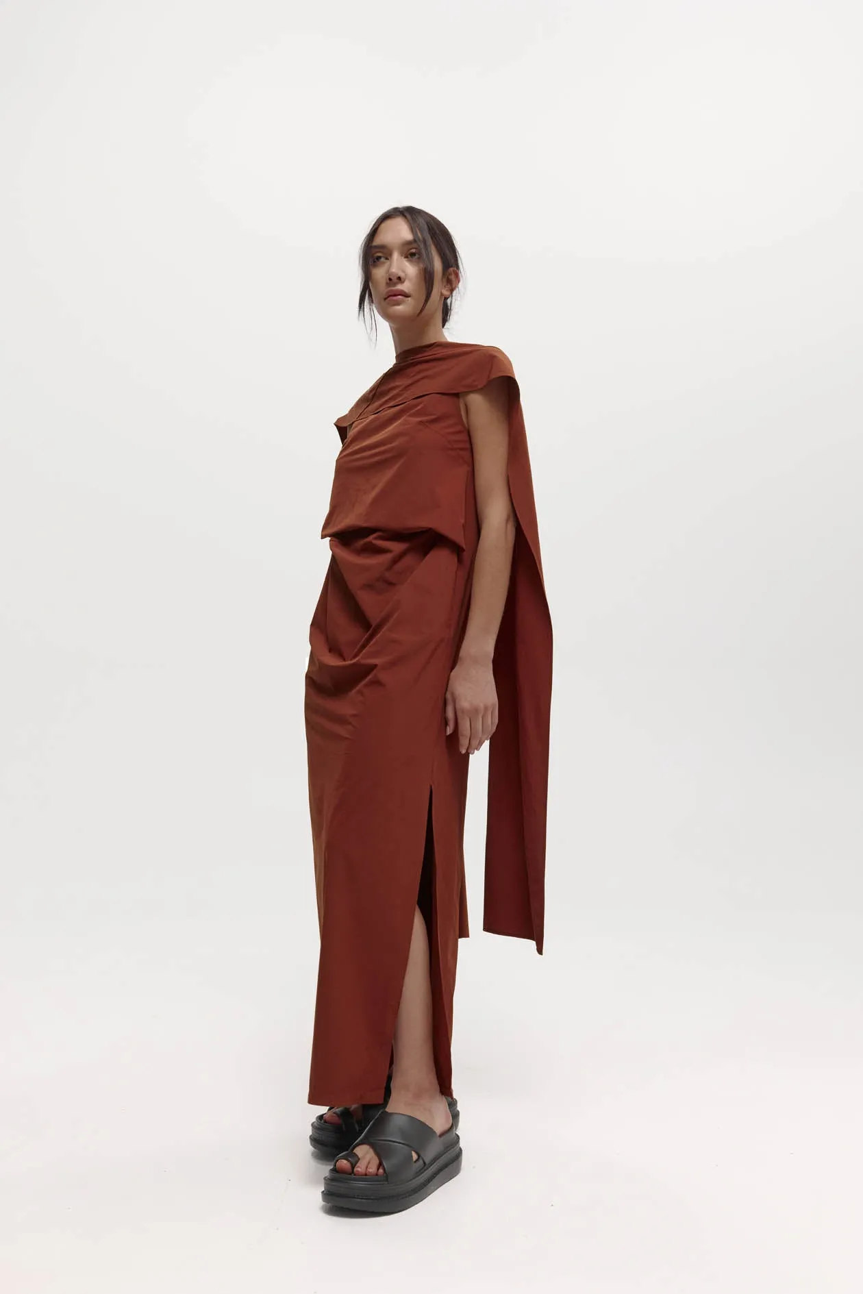 Laro Dress in Stretch Nylon sold by Harris Tapper product image thumbnail 4