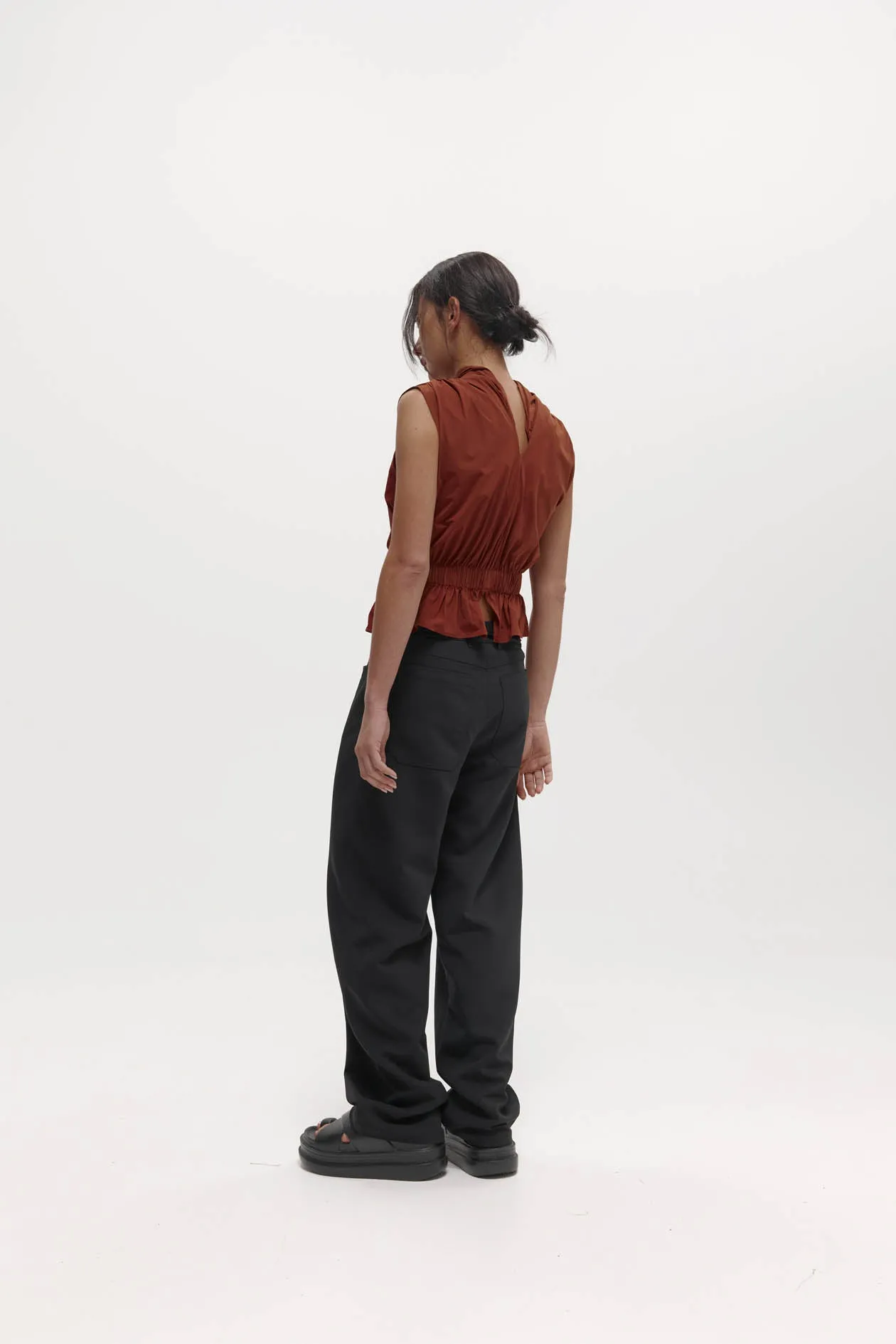 Chaimberlain Top in Stretch Nylon sold by Harris Tapper product image thumbnail 5