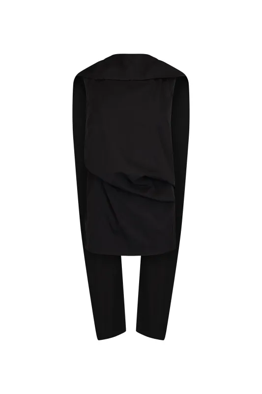 Laro Top in Tech Taffeta sold by Harris Tapper