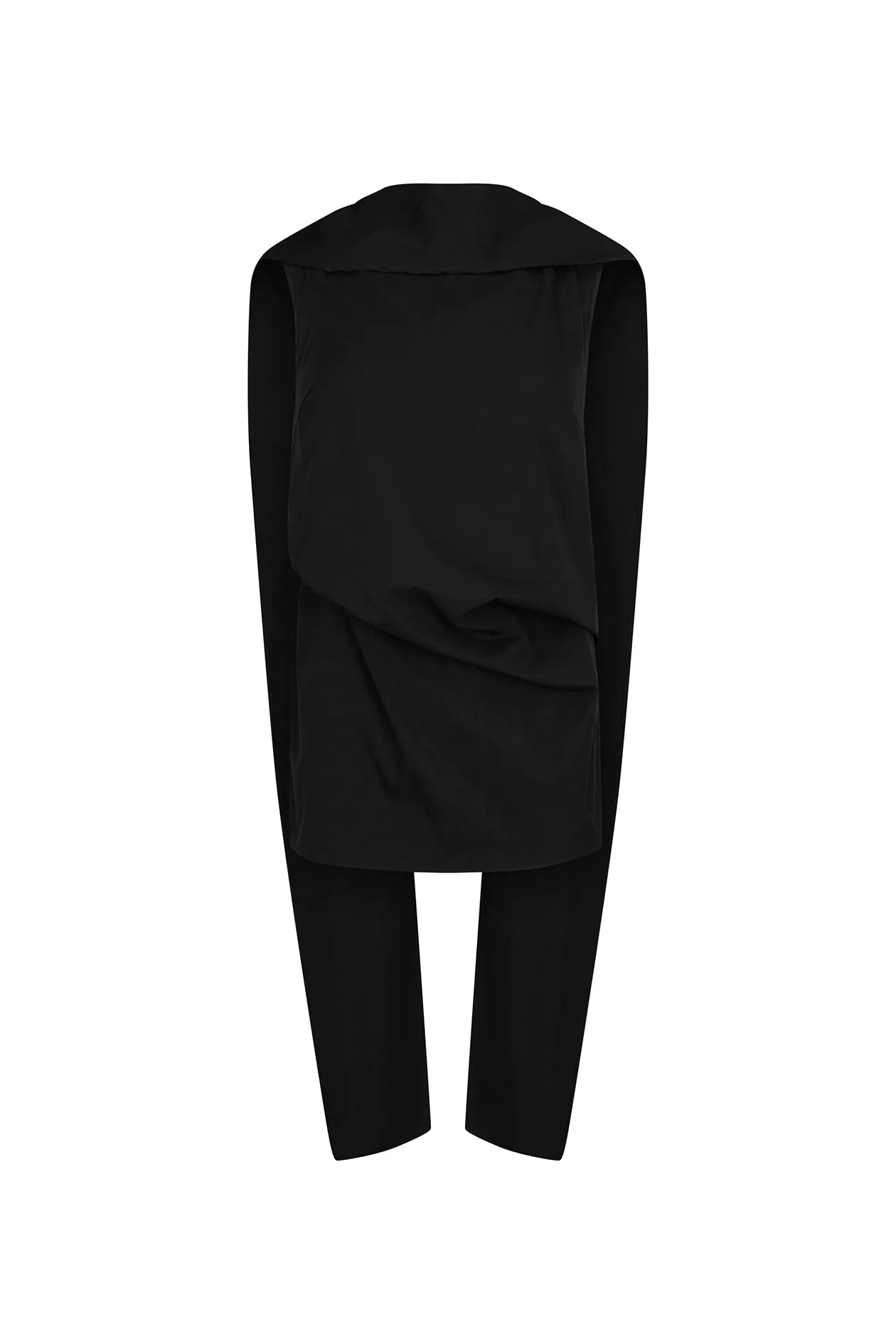 Laro Top in Tech Taffeta sold by Harris Tapper