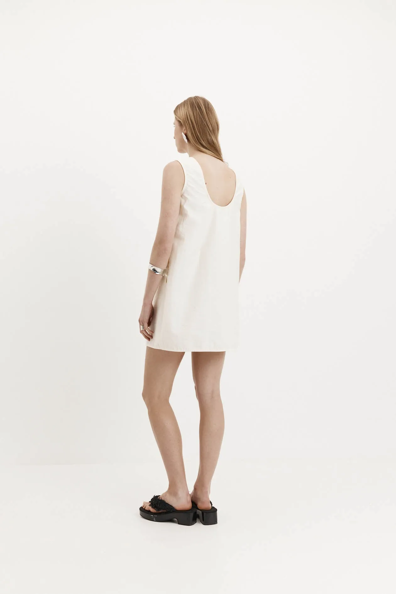 Gigi Mini Dress in Washed Cotton sold by Harris Tapper product image thumbnail 5