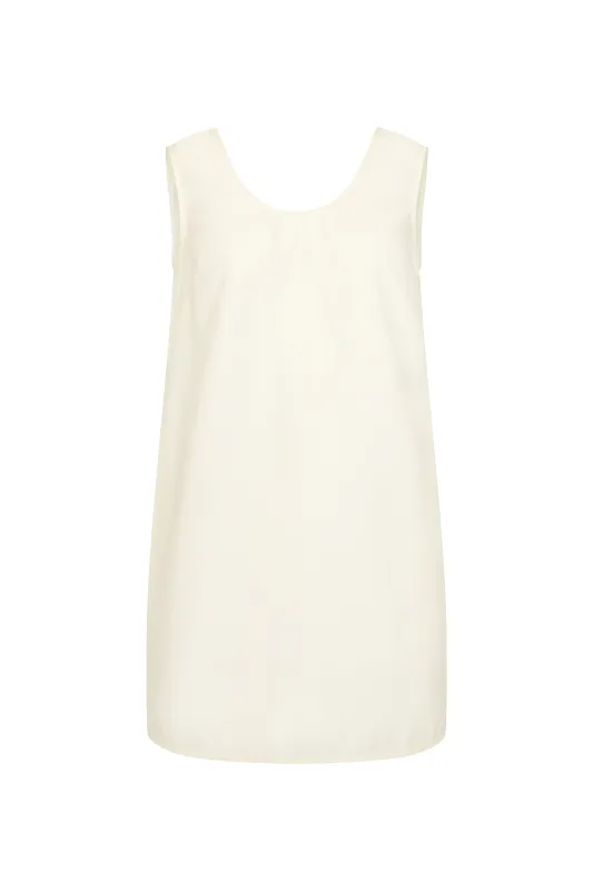 Gigi Mini Dress in Washed Cotton sold by Harris Tapper