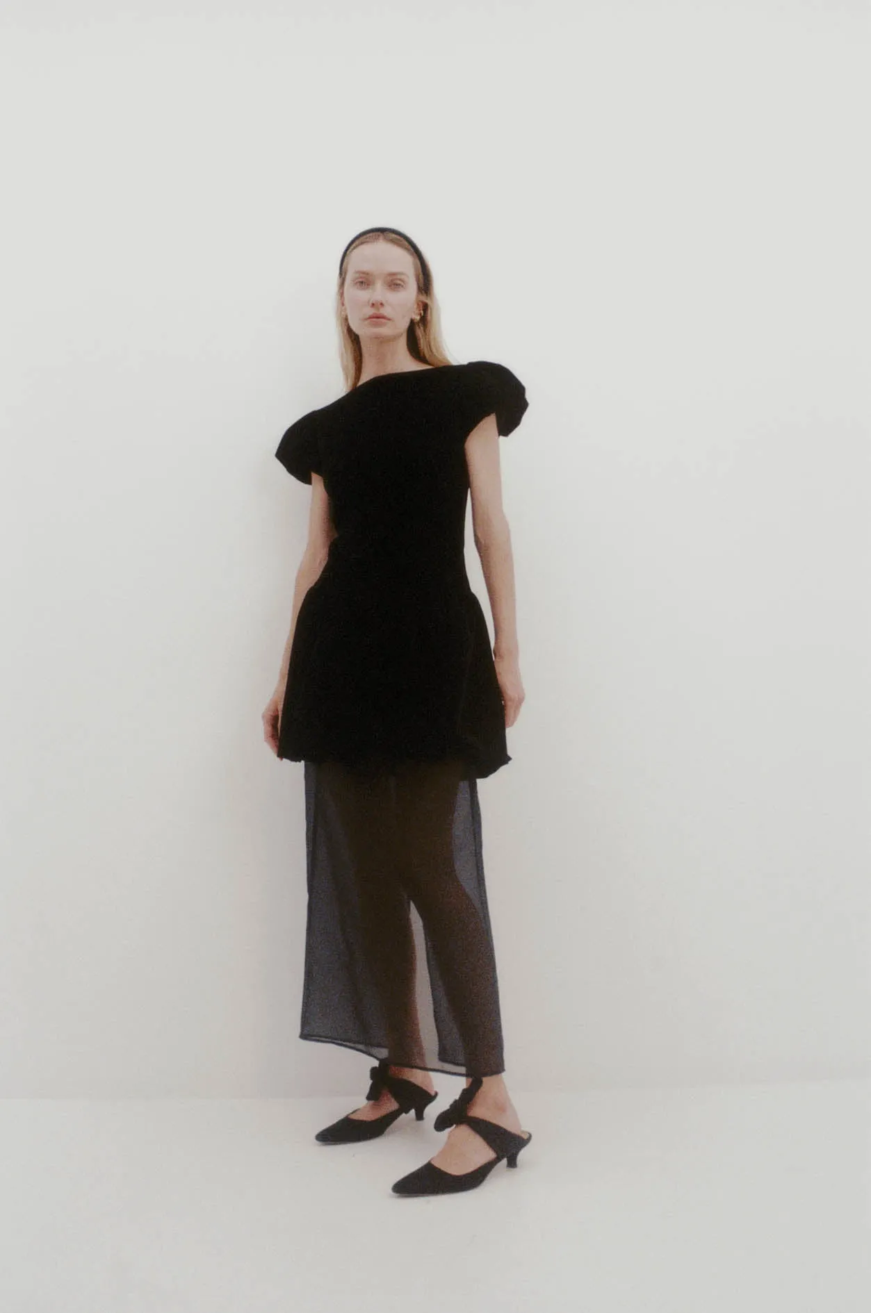 Macy Dress in Velvet sold by Harris Tapper product image thumbnail 2