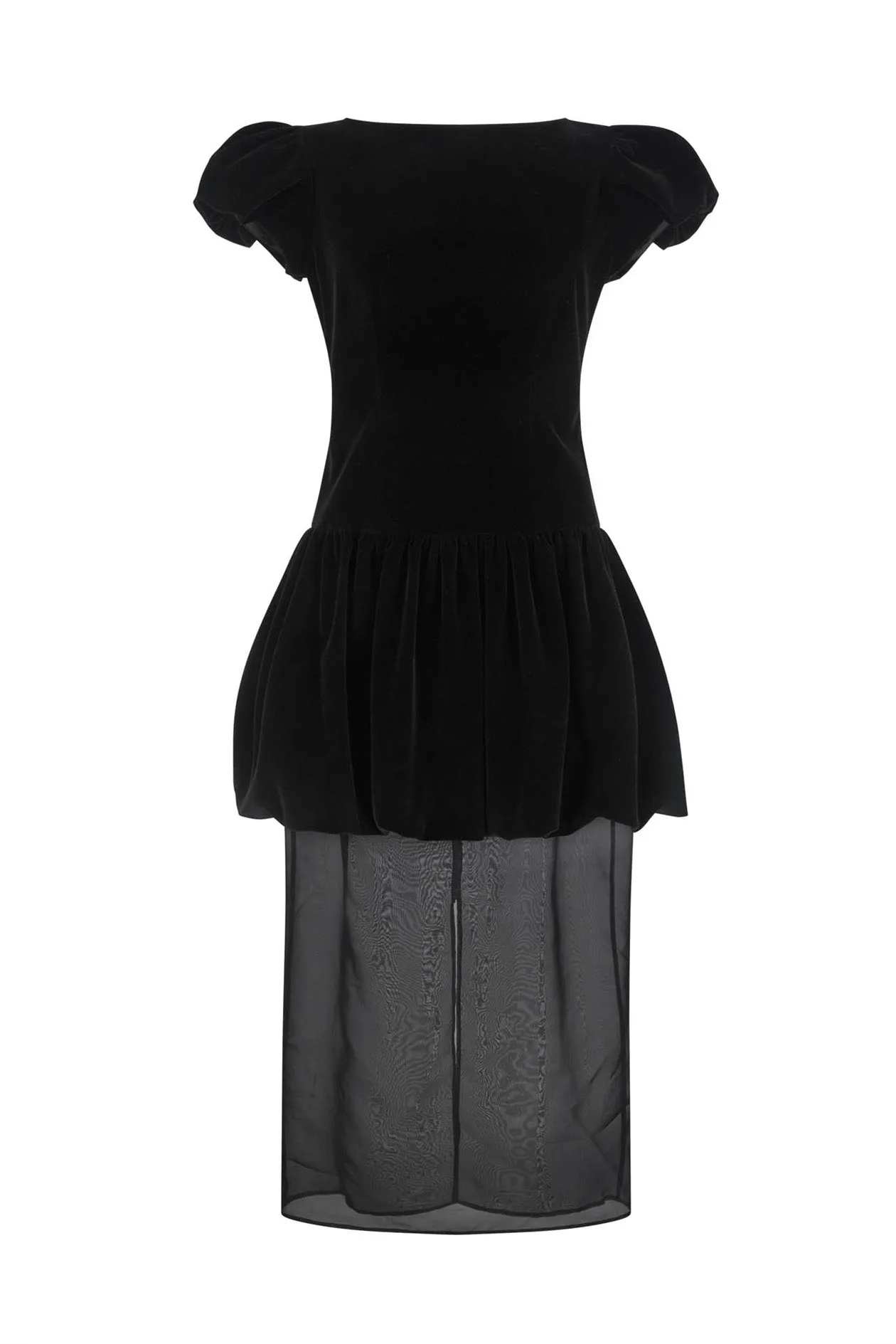 Macy Dress in Velvet sold by Harris Tapper
