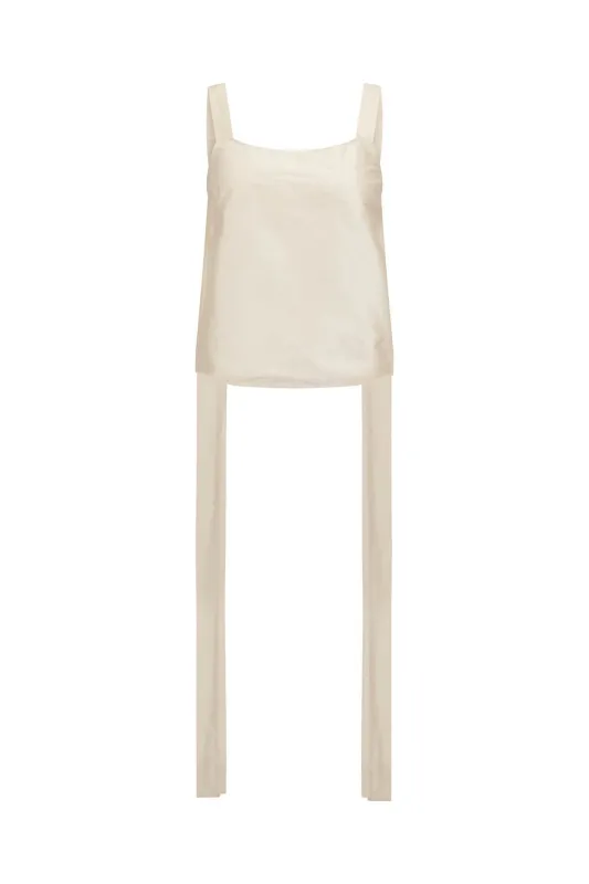 Wexer Top in Silk Taffeta sold by Harris Tapper