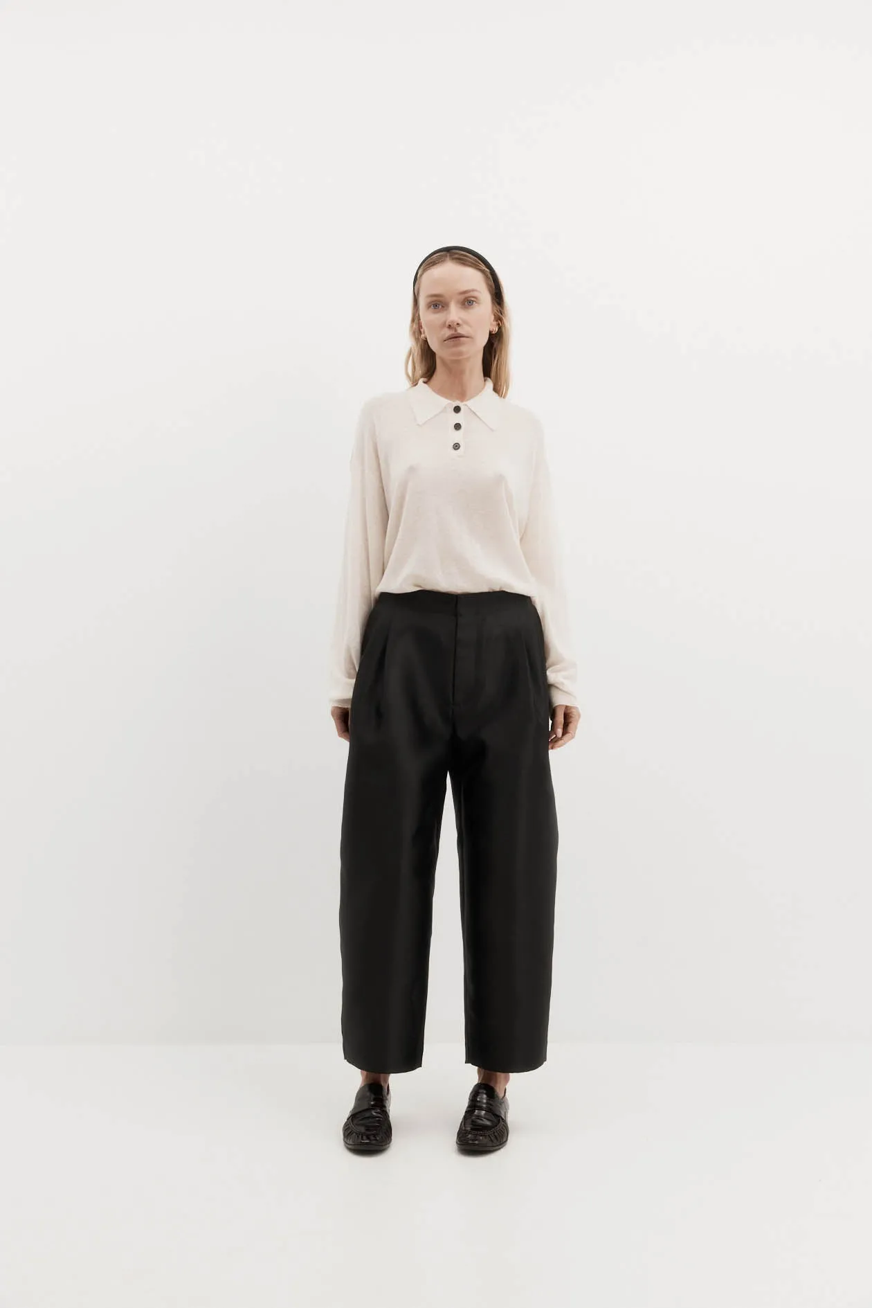 Colleen Trouser in Satin Twill sold by Harris Tapper product image thumbnail 3