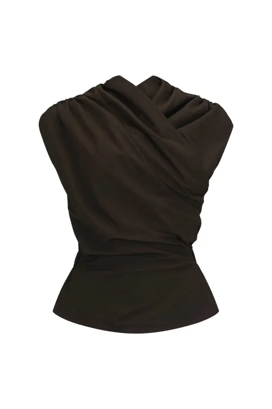 Chaimberlain Top in Nylon sold by Harris Tapper