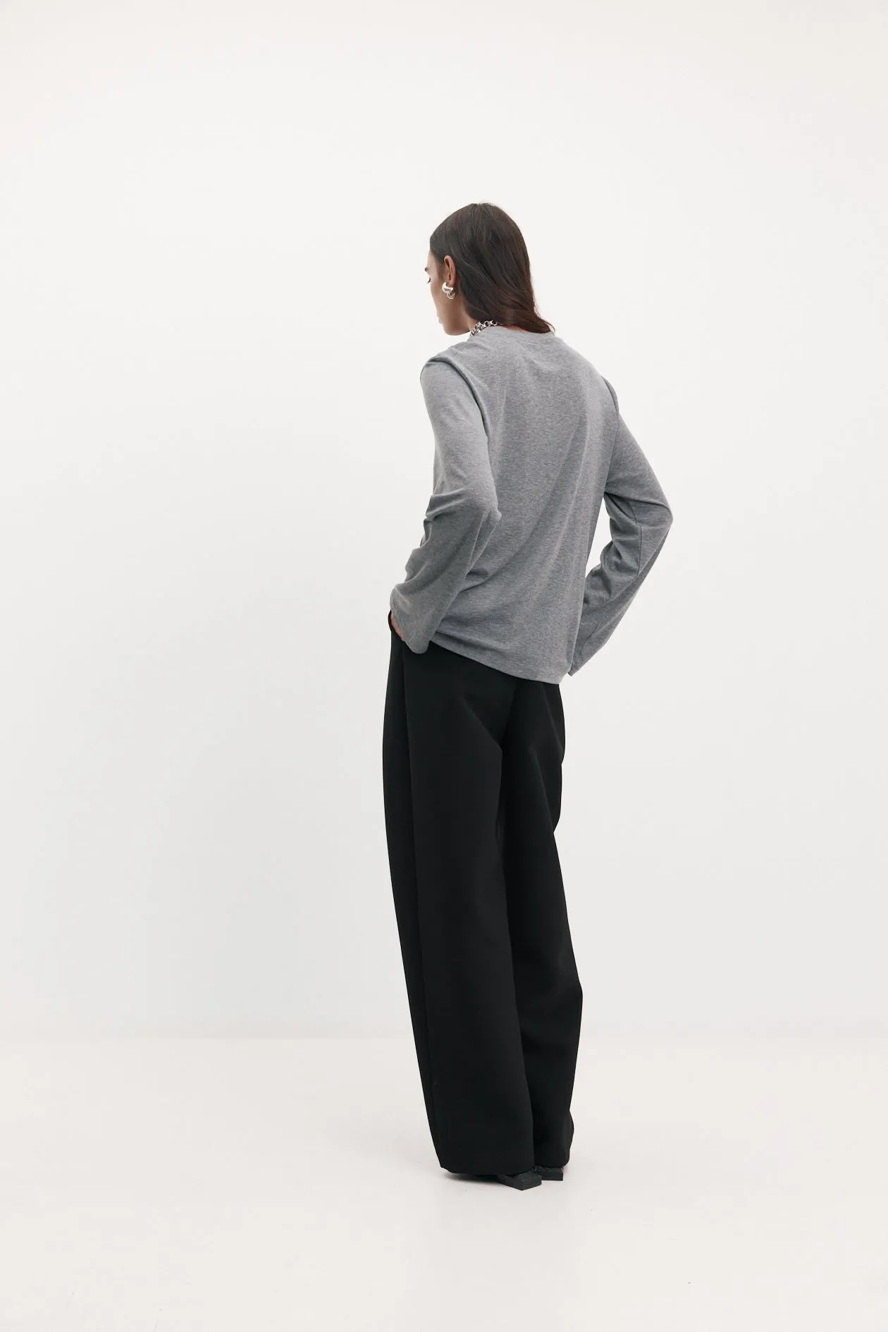 Sacha T-Shirt in Tencel Wool sold by Harris Tapper product image thumbnail 4
