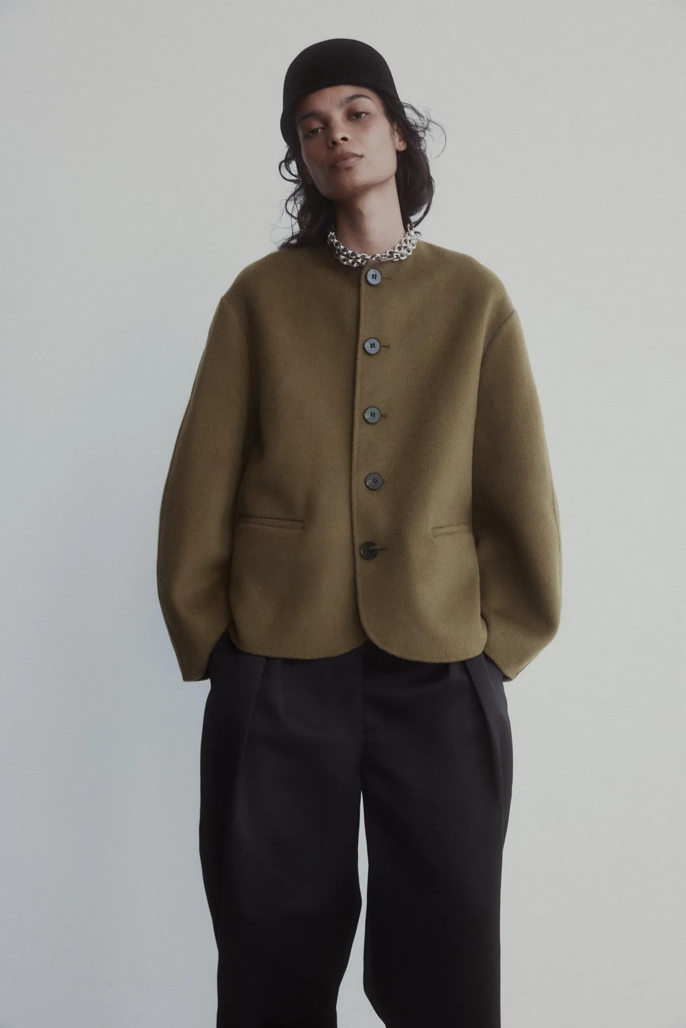 Angelo Jacket in Lambs Wool sold by Harris Tapper product image thumbnail 5